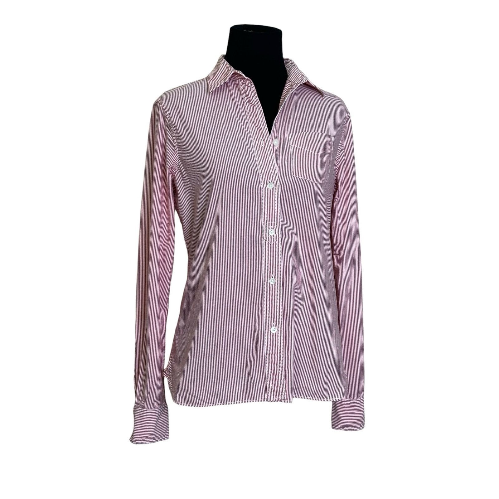 Banana Republic Lands' End striped long sleeves button shirt size XS Size XS / US 0-2 / IT 36-38 - 10 Thumbnail