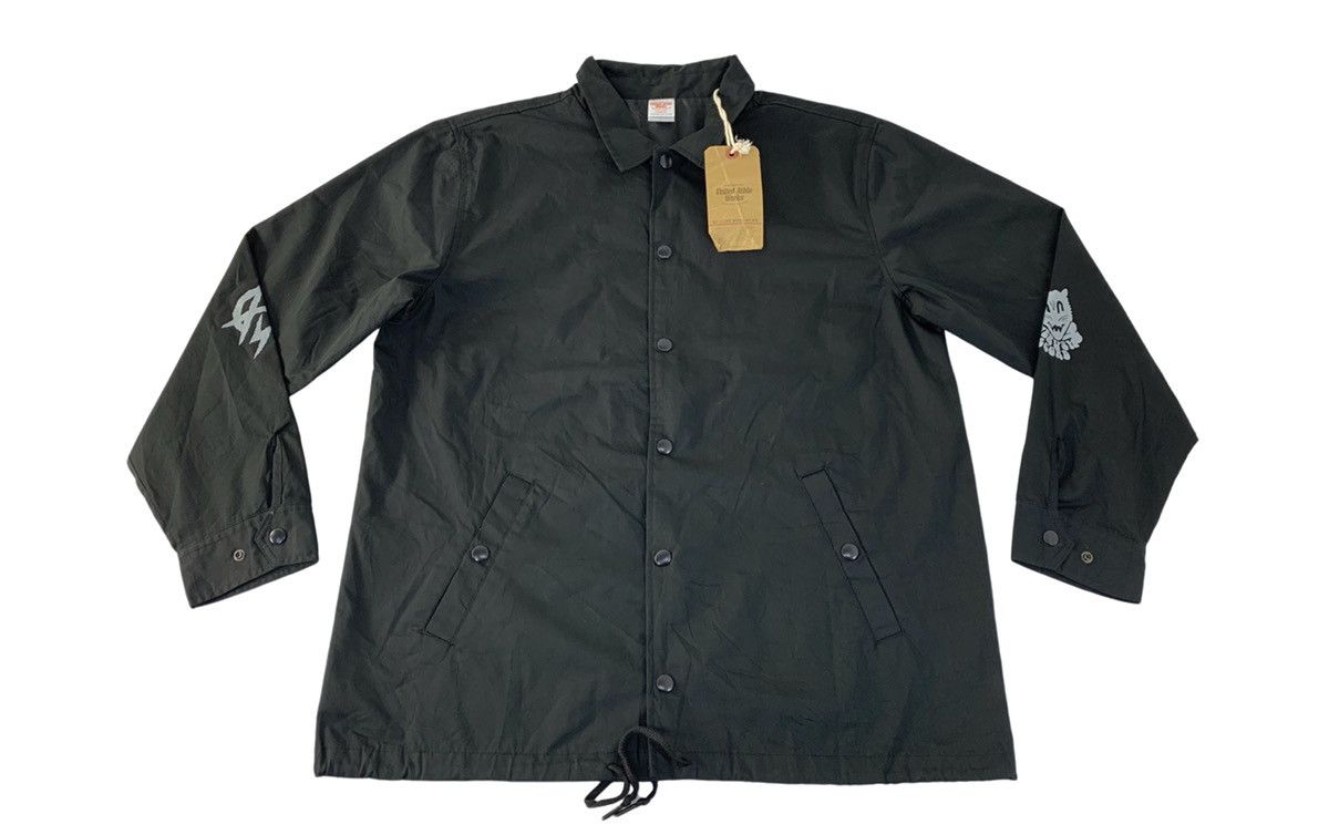 Japanese Brand United Athle Works Windbreaker Workwear Punk Logo Printed Size US L / EU 52-54 / 3 - 2 Thumbnail
