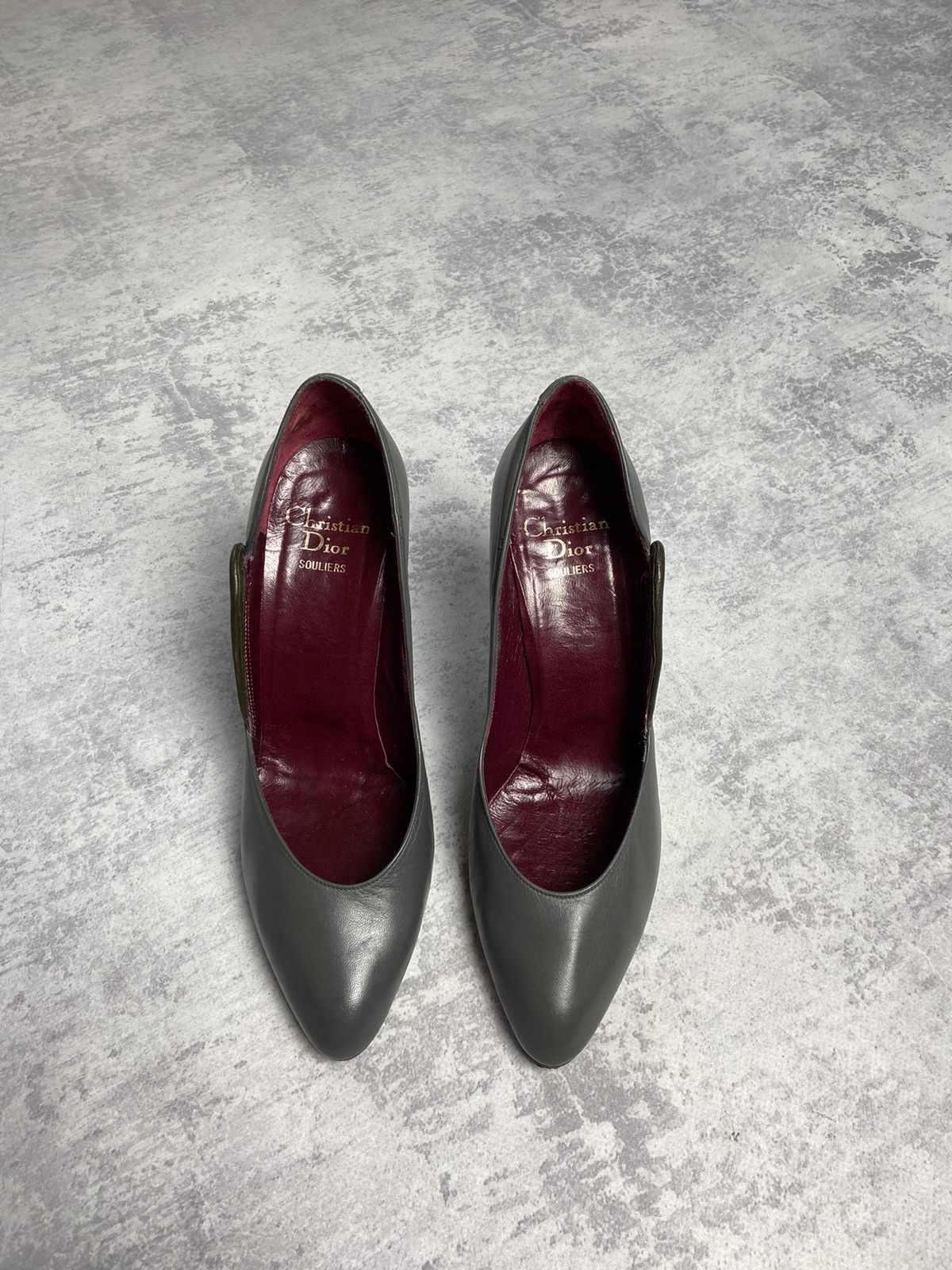 Christian Dior 90s Souliers Leather Vintage Luxury Y2K Heels