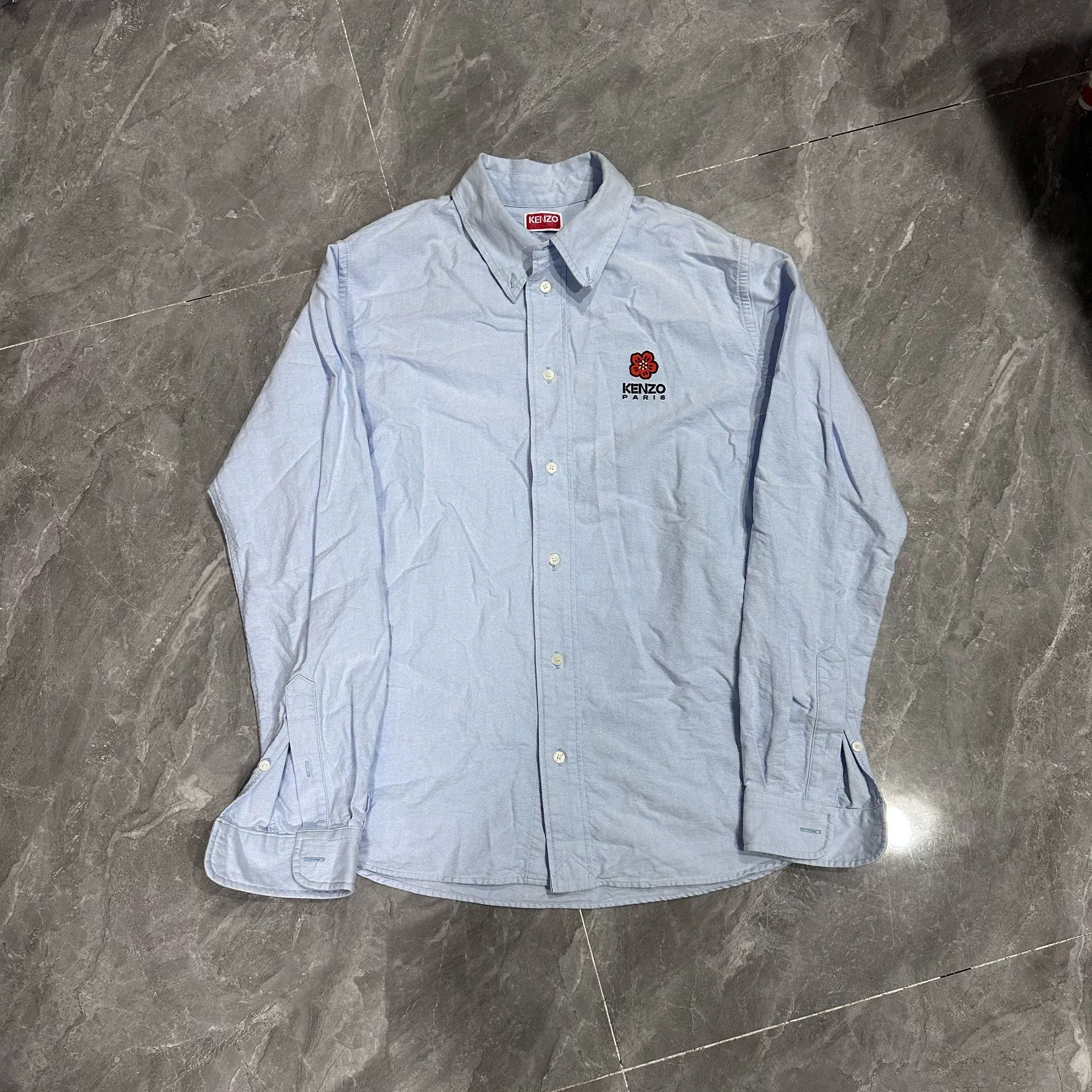 Nigo Kenzo Nigo Collab Sky Blue Shirt Jacket Size US M / EU 48-50 / 2 - 1 Thumbnail