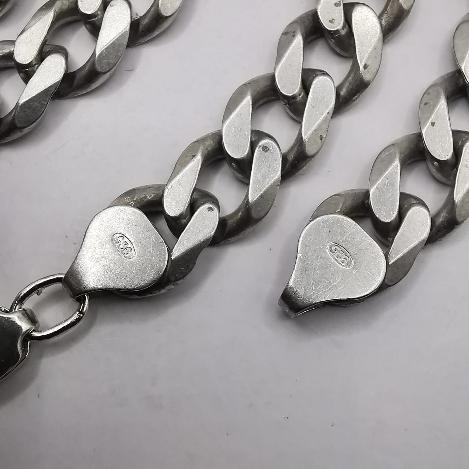 Sterling Silver Vintage Jewelry Chain, 925 Sterling Silver, Signed 58.23g Size ONE SIZE - 6 Thumbnail