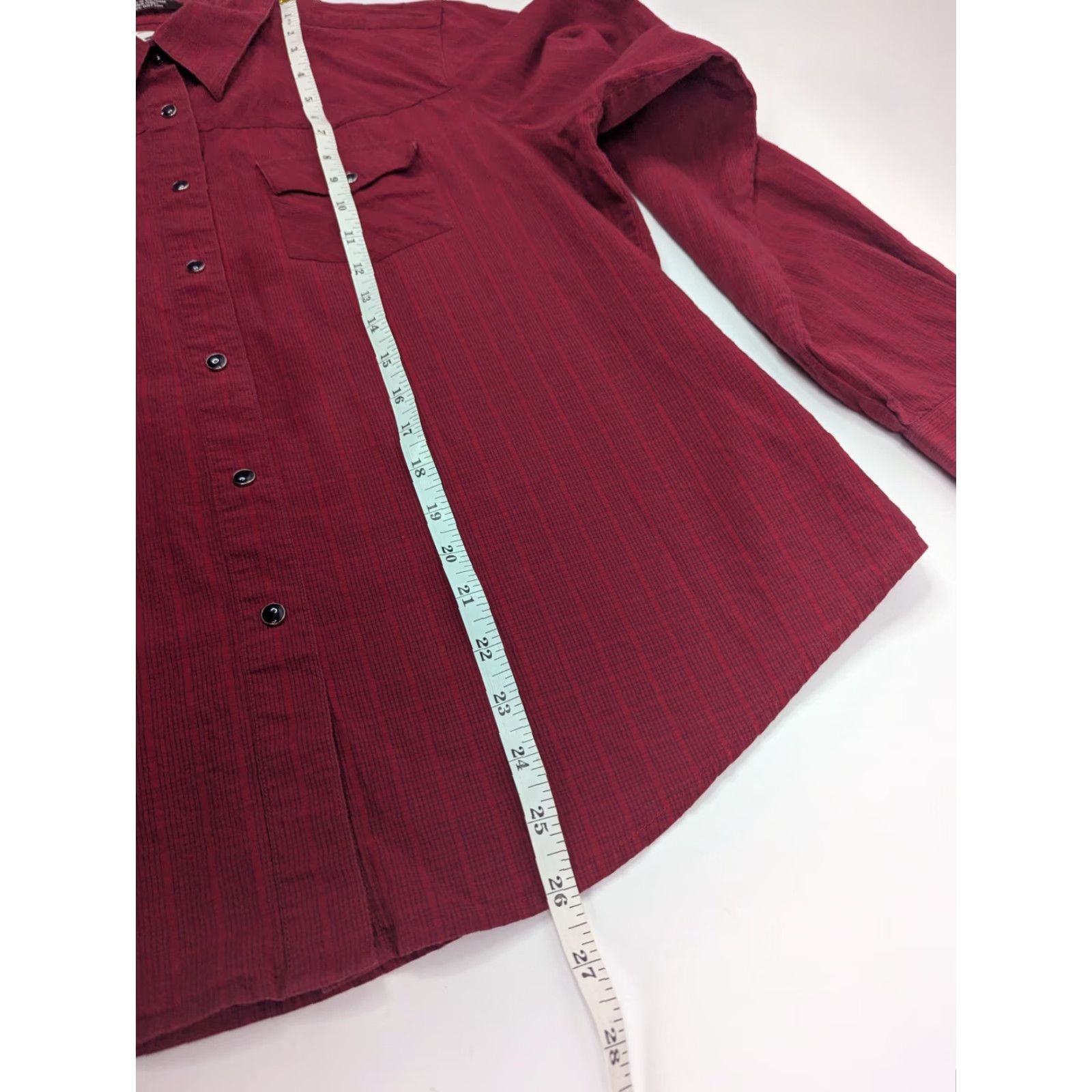 Vintage VINTAGE Rockies Shirt XL Red Plaid Pearl Snap Long Sleeve Cotton Western 90s Womens Size XL / US 12-14 / IT 48-50 - 6 Thumbnail
