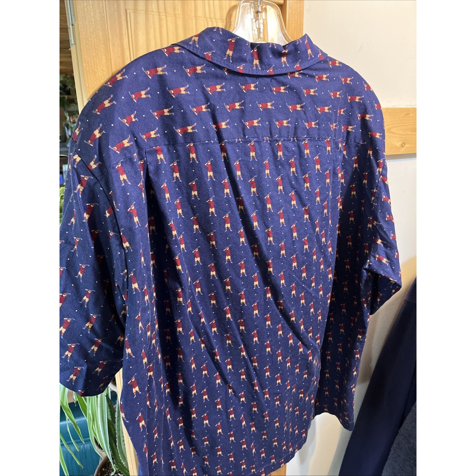 Other Mercedes VTG Men’s XL Navy Short Sleeve Golf Print Cotton Size US XL / EU 56 / 4 - 8 Thumbnail