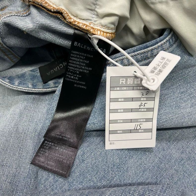 Balenciaga Balenciaga 4FW Distressed Denim Pants Size US 30 / EU 46 - 4 Thumbnail
