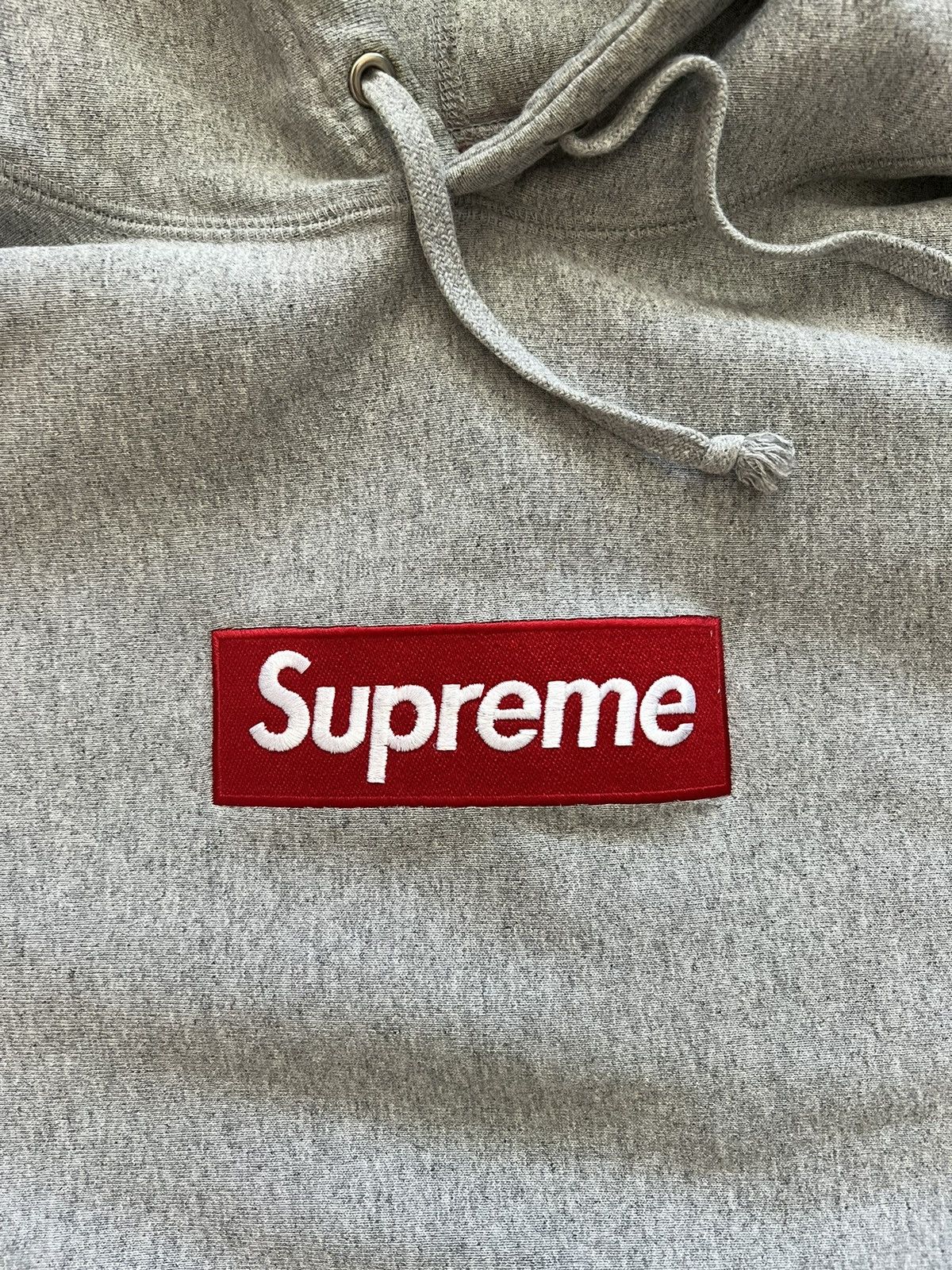 Supreme Supreme Box Logo Hooded Sweatshirt Heather Grey Size US M / EU 48-50 / 2 - 3 Thumbnail