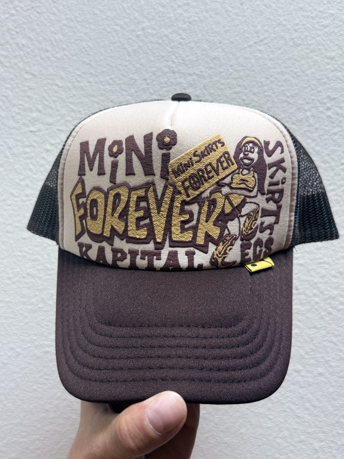 KAPITAL LEGS MiNi SKiRTs FOREVER トラックCAP Kapital LEGS MiNi SKiRTs FOREVER Truck Cap | Natural/Brown | Canoe