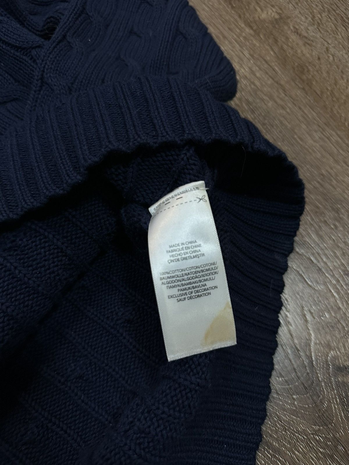 Polo Ralph Lauren Polo Ralph Lauren Cable Knit Sweater Size US L / EU 52-54 / 3 - 6 Thumbnail