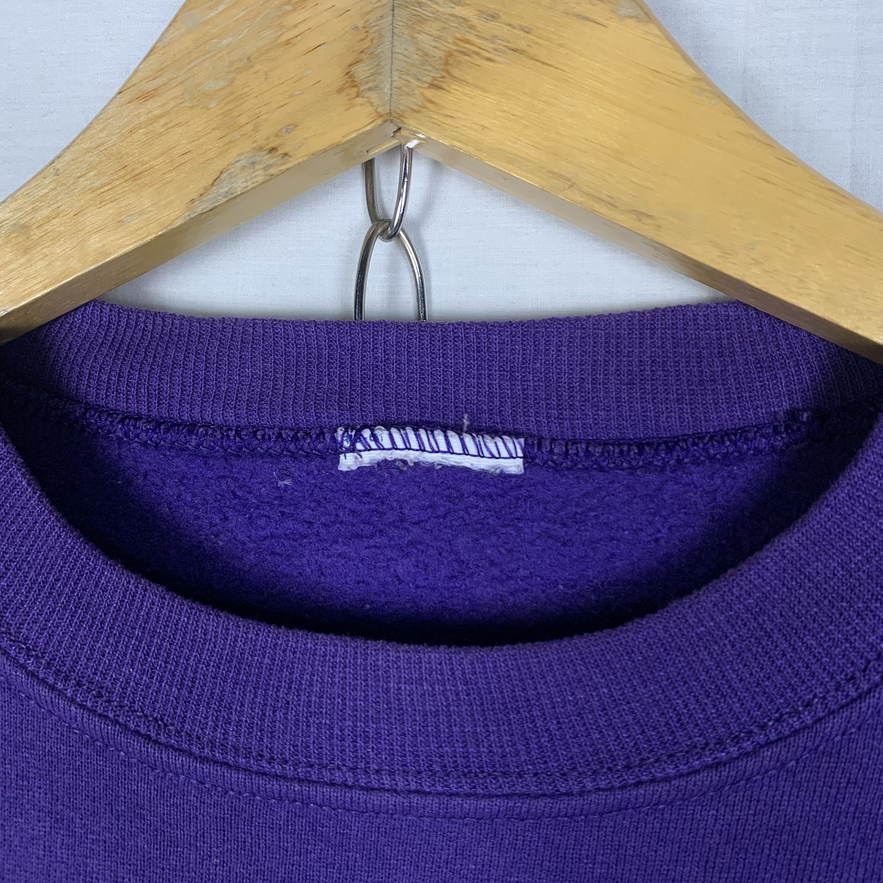 Vintage Vintage Martins Ferry Purple Riders Sweatshirt Crewneck Size US L / EU 52-54 / 3 - 3 Thumbnail