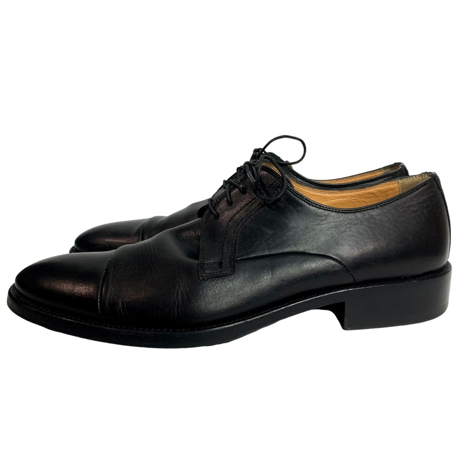 Dolce & Gabbana Dolce & Gabbana Black Leather Cap Toe Oxfords Men 9.5 Size US 9 / EU 42 - 3 Thumbnail