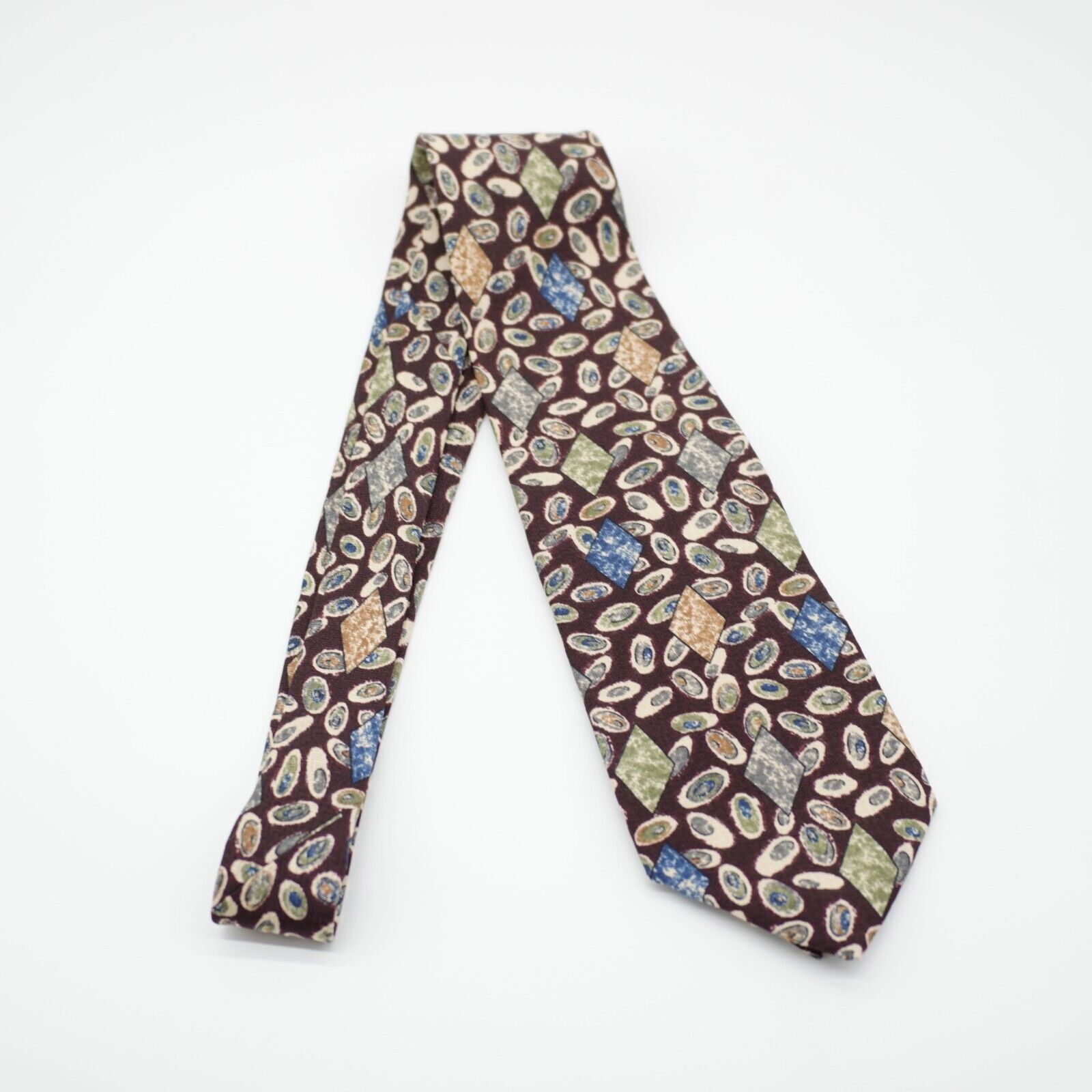 Robert Talbott Robert Talbott Studio Caramel Valley Red Short Abstract Jacq Size ONE SIZE - 8 Thumbnail