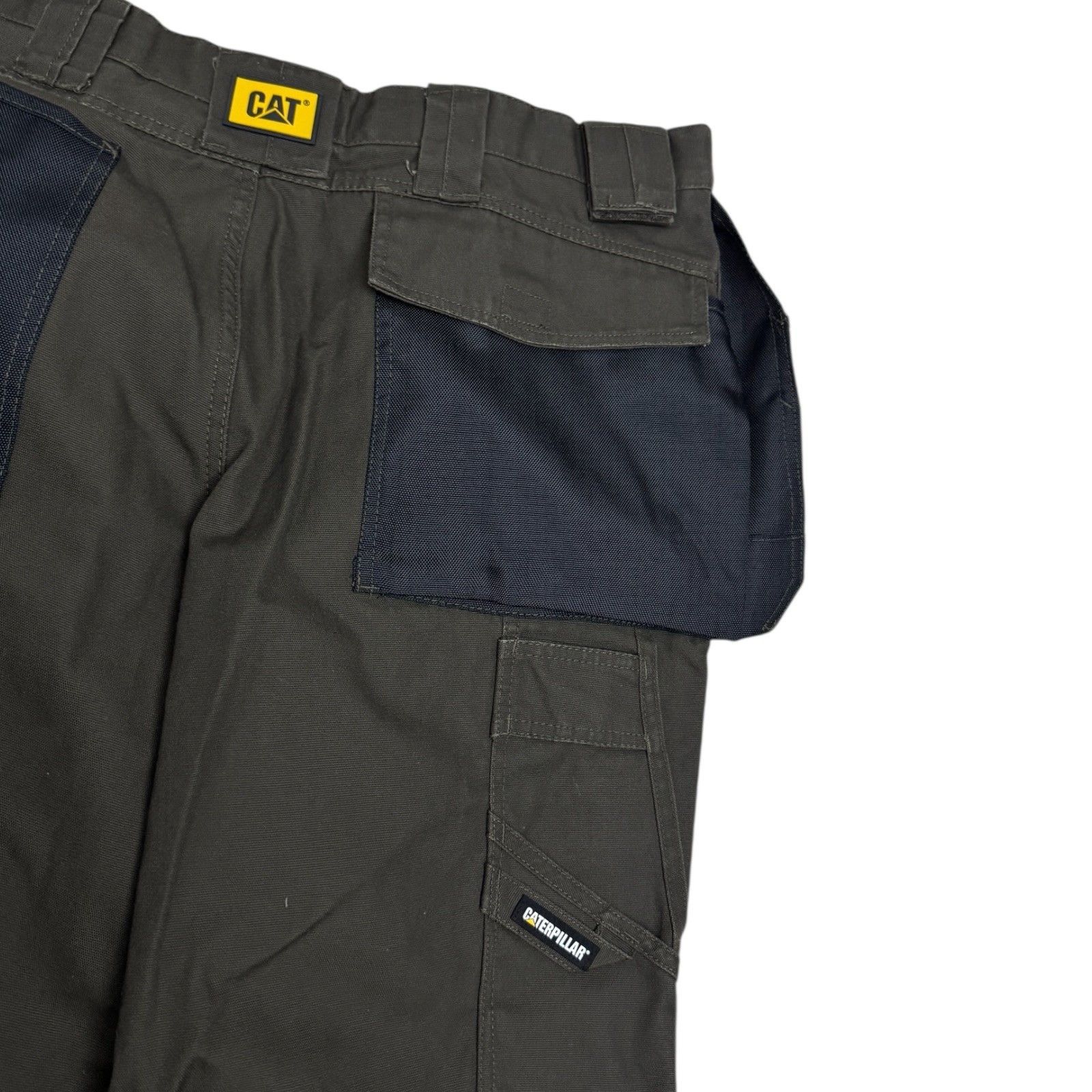 Caterpillar CAT CATERPILLAR Double Knee Canvas Tool Work Pants 40x28 Size US 40 / EU 56 - 3 Thumbnail