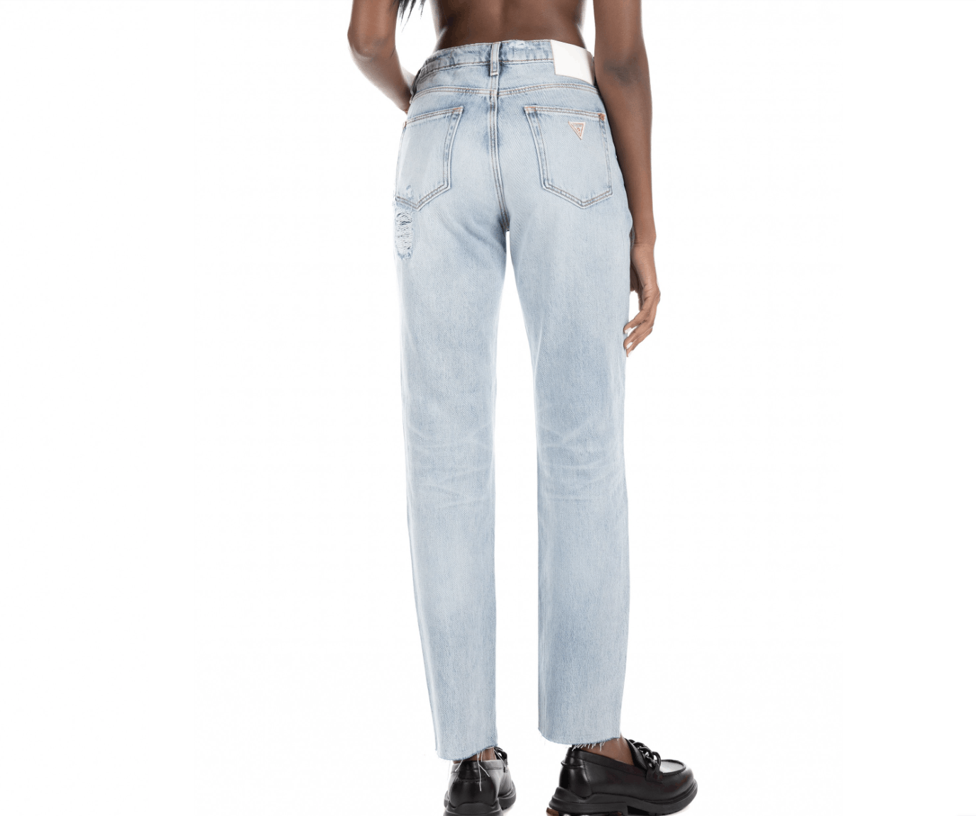 Guess NWT Guess High-Waist Distressed Jeans - 26 Size 26" / US 2 / IT 38 - 3 Thumbnail