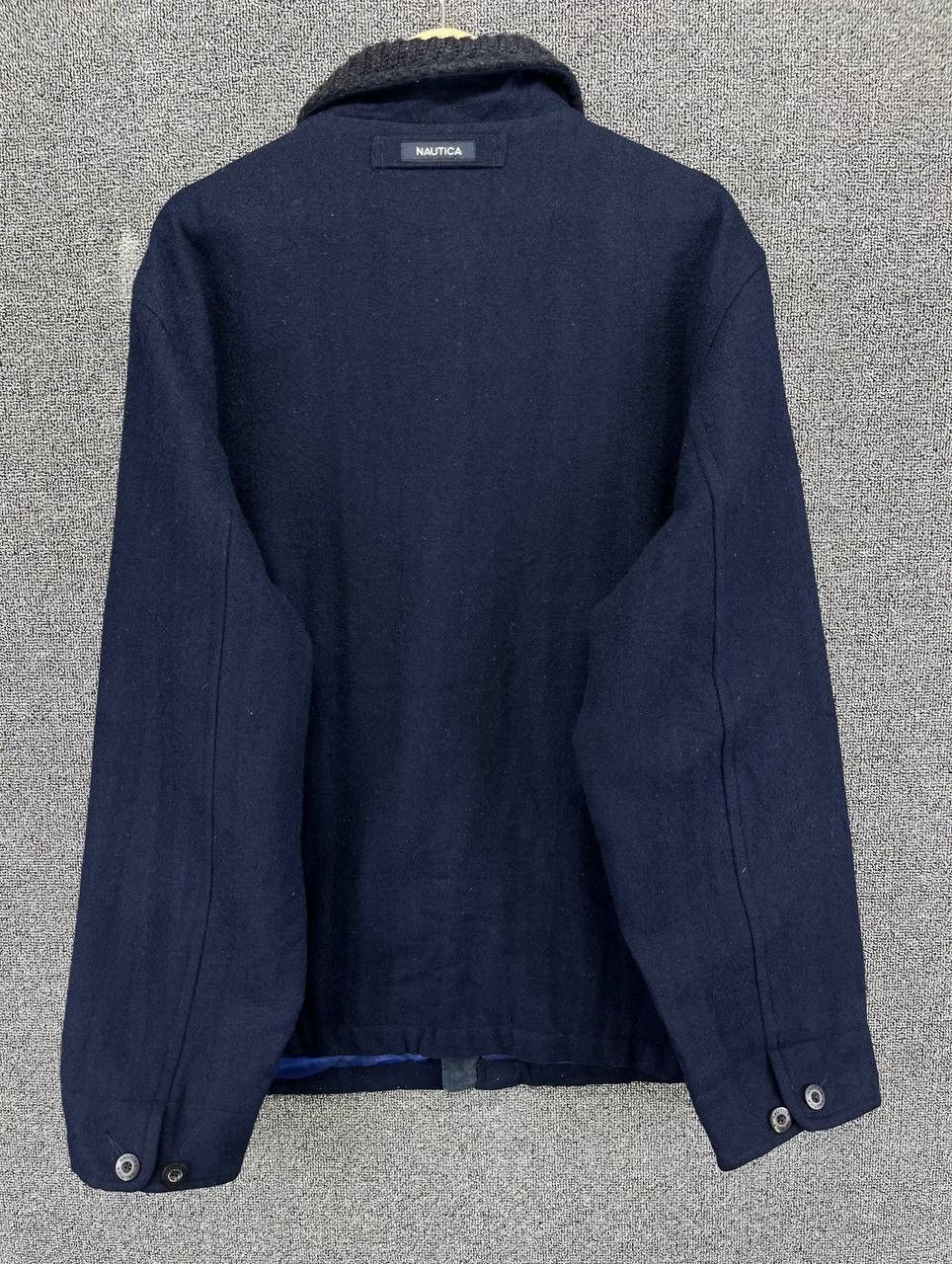 Nautica Vintage Nautica Navy Blue Wool Jacket Size US XL / EU 56 / 4 - 9 Thumbnail