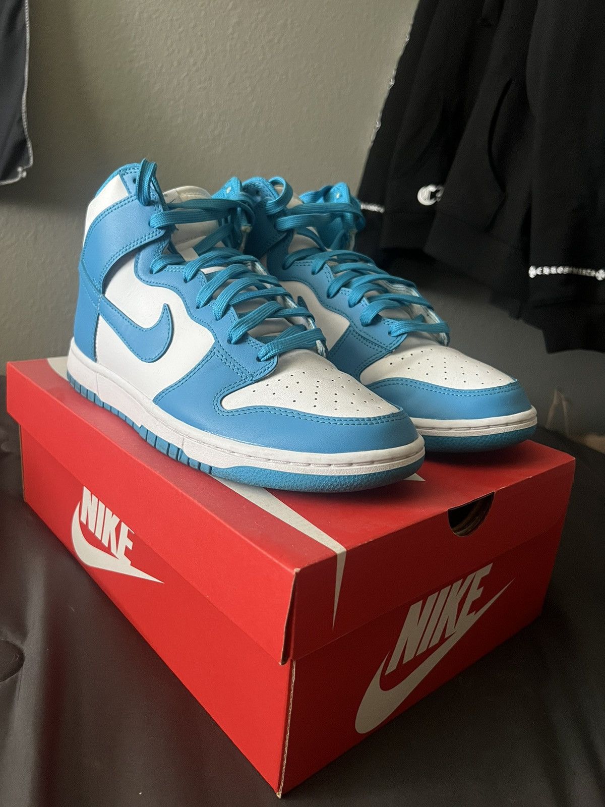 nike laser blue shirt