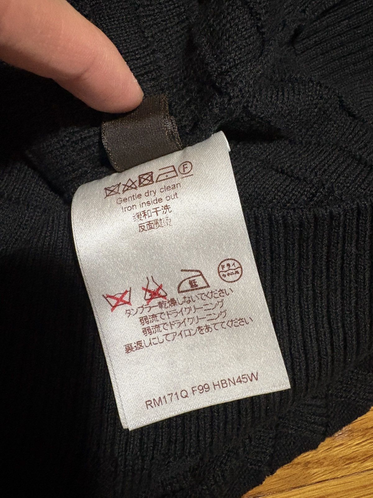 Louis Vuitton LV x Virgil Abloh Damier Sweater Size US M / EU 48-50 / 2 - 6 Thumbnail