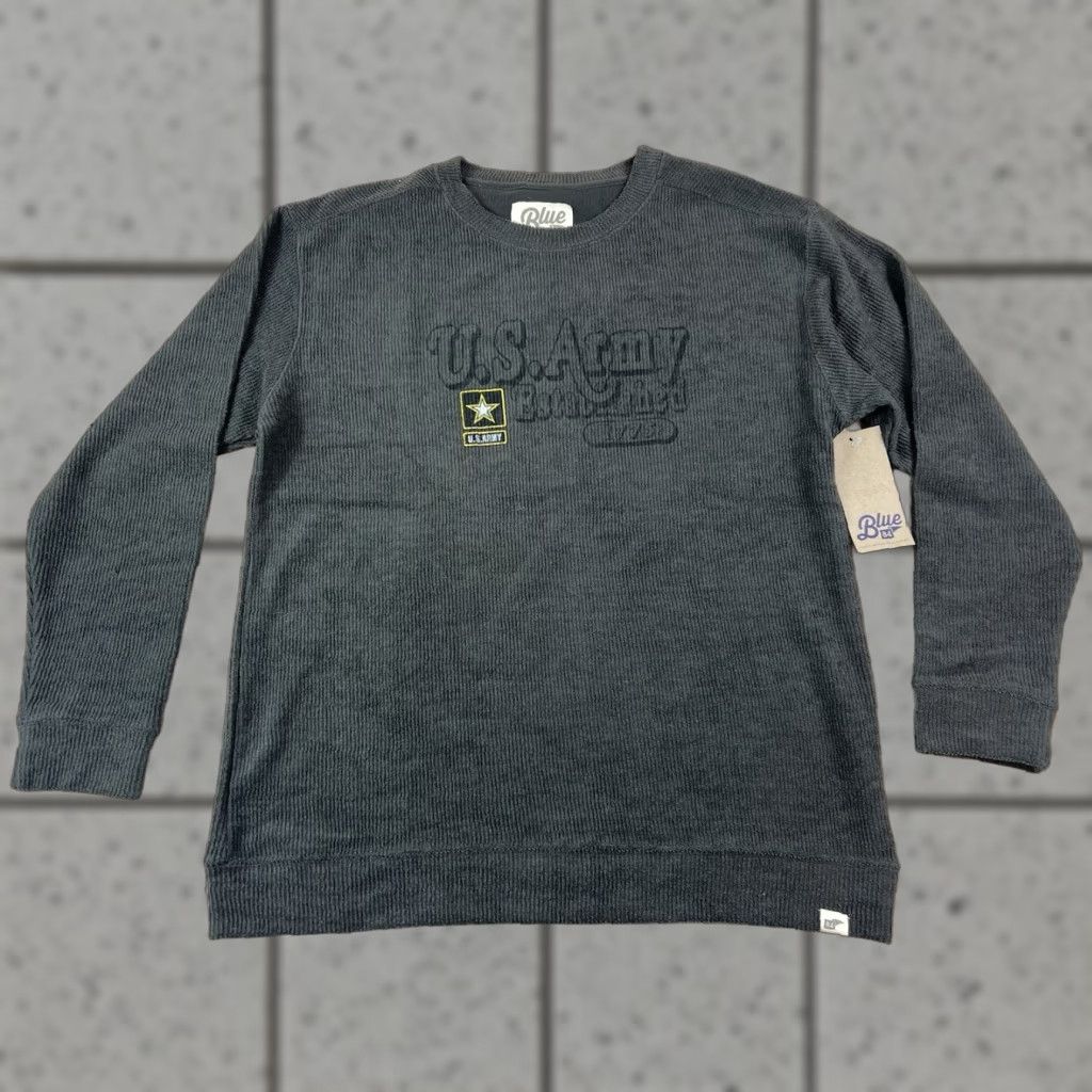 Vintage NWT Blue 84 Shirt Military Long Sleeve Charcoal Size M Men Grey Soldier Warrior Hero Size US M / EU 48-50 / 2 - 1 Thumbnail