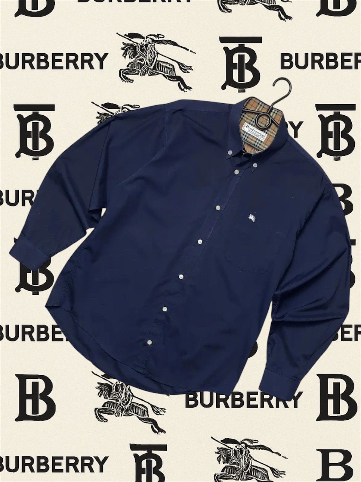 Burberry Vintage Burberry's shirt plaid size L Size US L / EU 52-54 / 3 - 1 Thumbnail