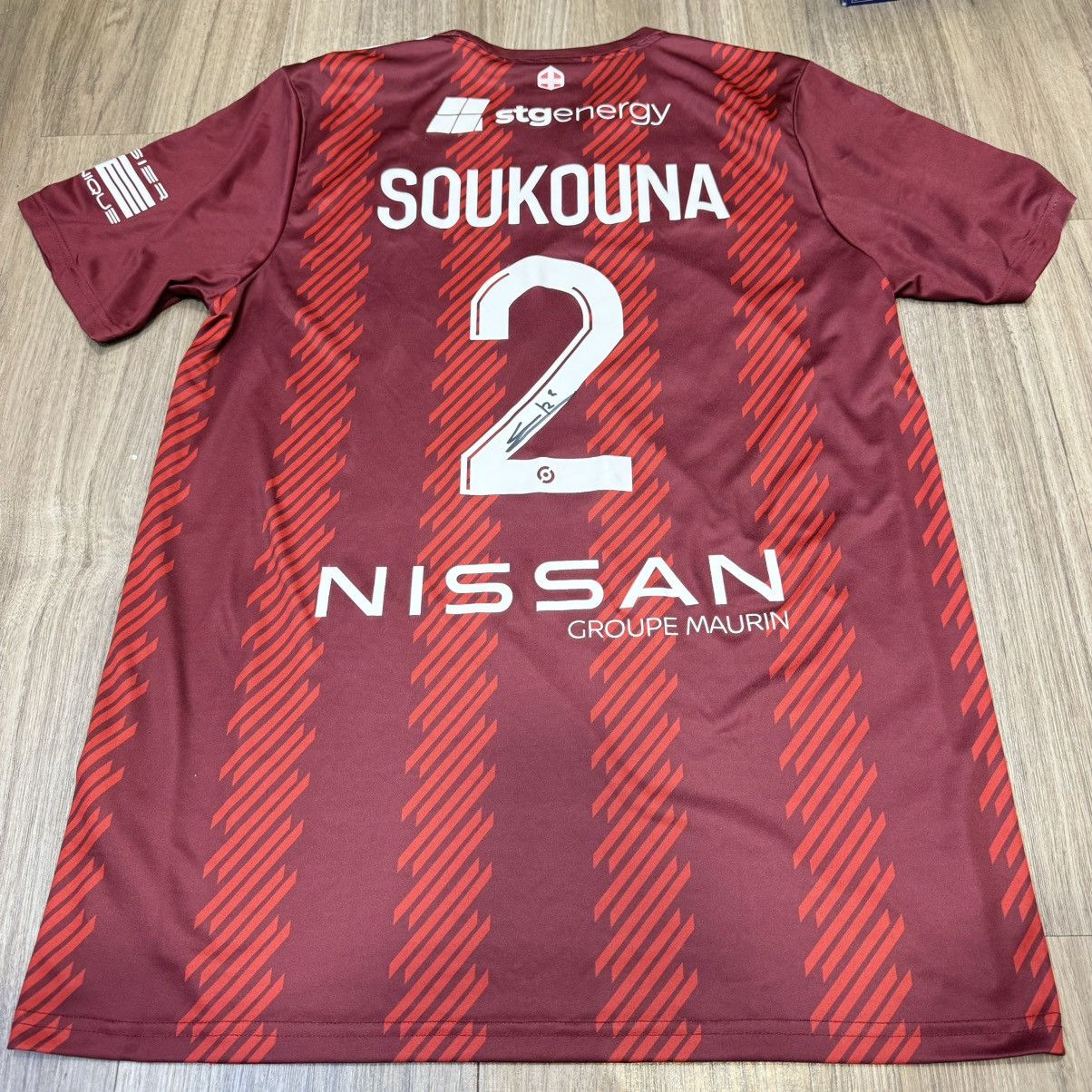 Adidas FC Annecy 23/24 match issued/worn shirt #2 Soukouna Size US M / EU 48-50 / 2 - 2 Thumbnail