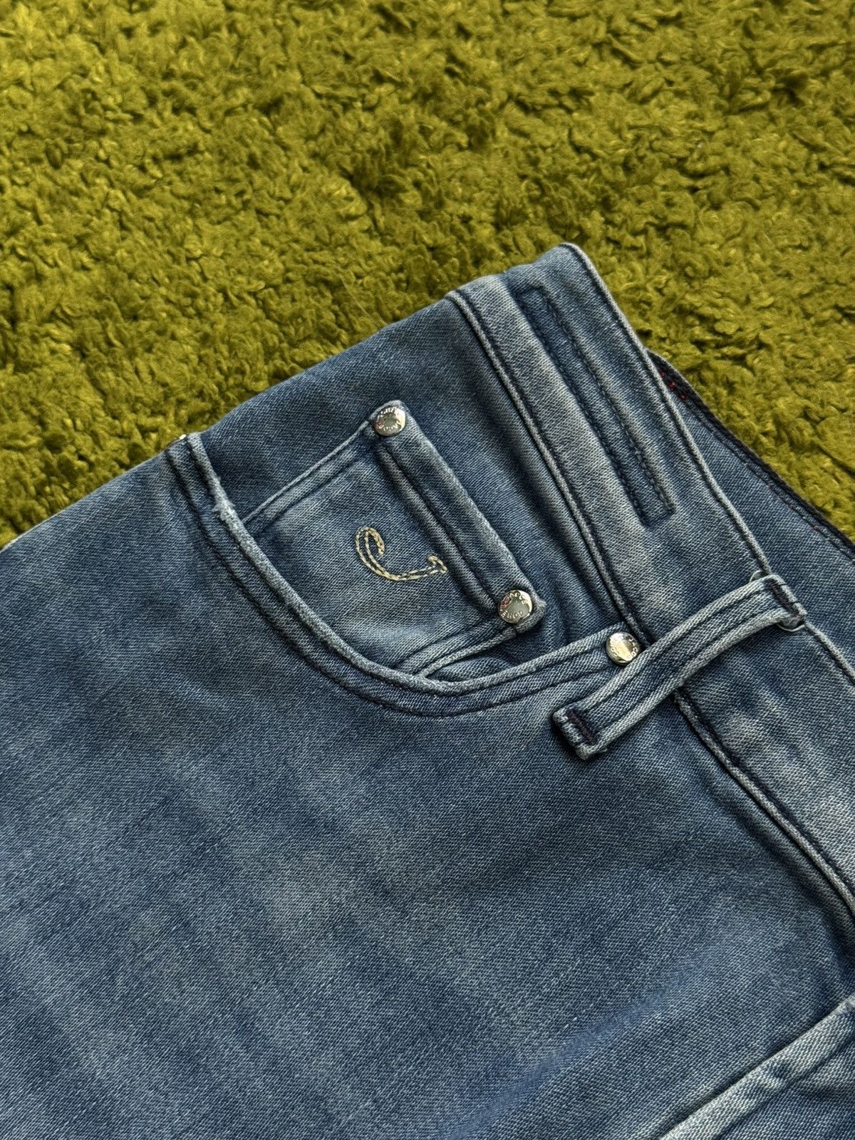 Jacob Cohen Jacob Cohen skinny jeans with fur patch Size 29" - 4 Thumbnail