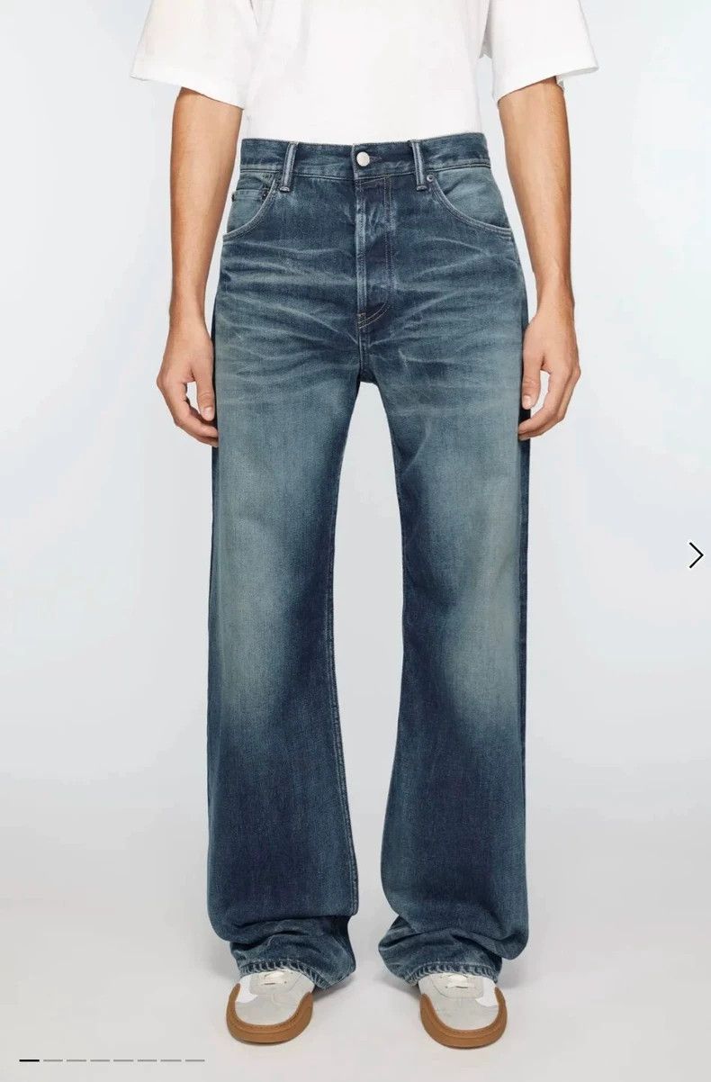 Acne Studios acne studios Water moire blue cat whiskers jeans 2502-Nexta Size US 32 / EU 48 - 7 Thumbnail
