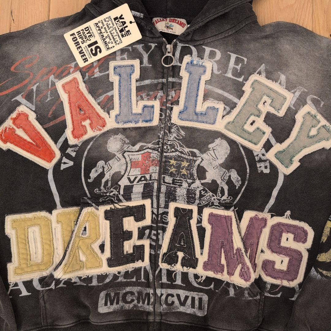 Vale VALE FOREVER “BLASTED ZIP UP” Hoodie – XL (New with Tags) Size US XL / EU 56 / 4 - 2 Thumbnail
