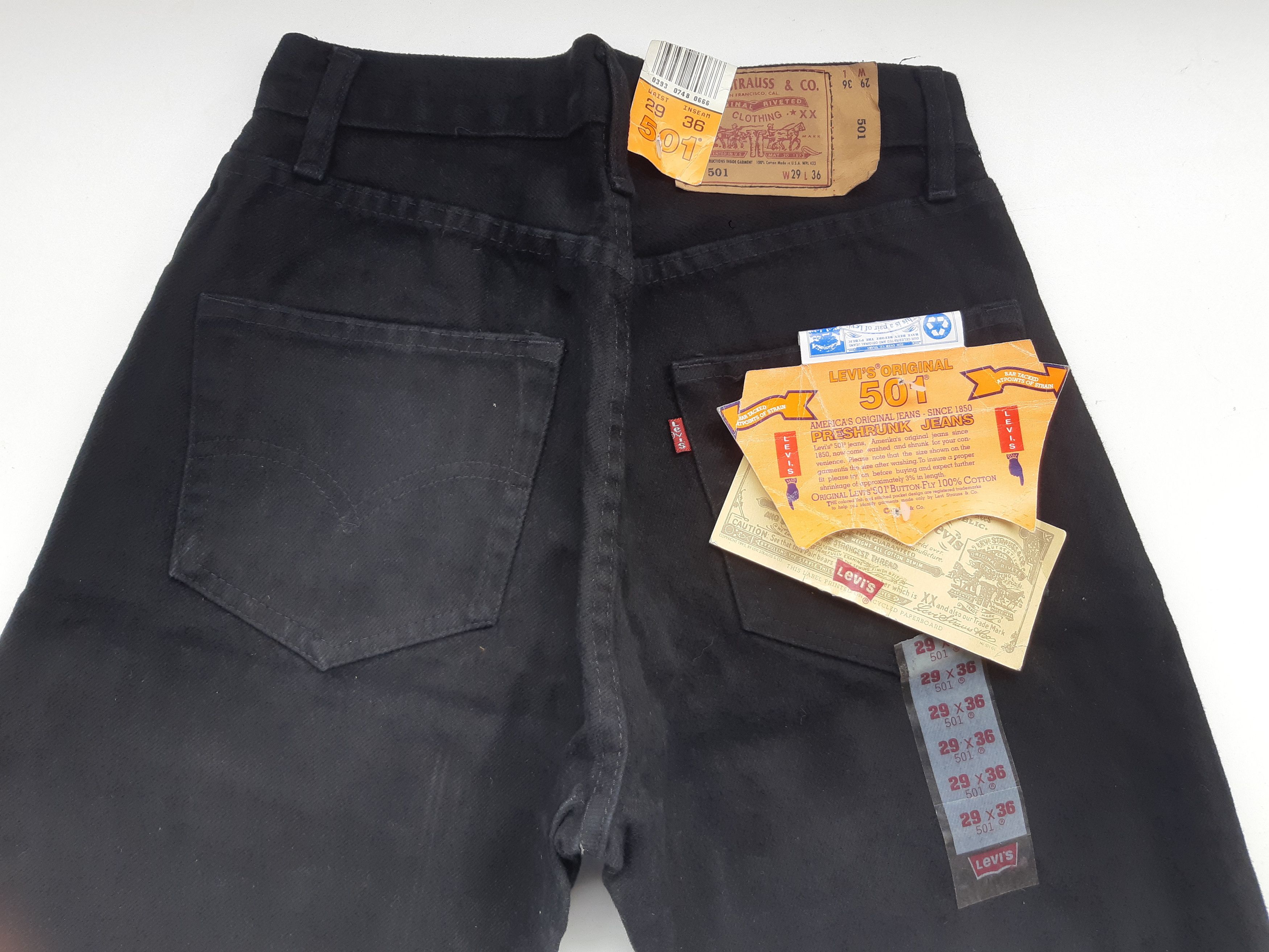 Levi's Vintage 90s LEVIS 501 Original Fit USA size W29/L36 NWT Size 29" - 4 Thumbnail