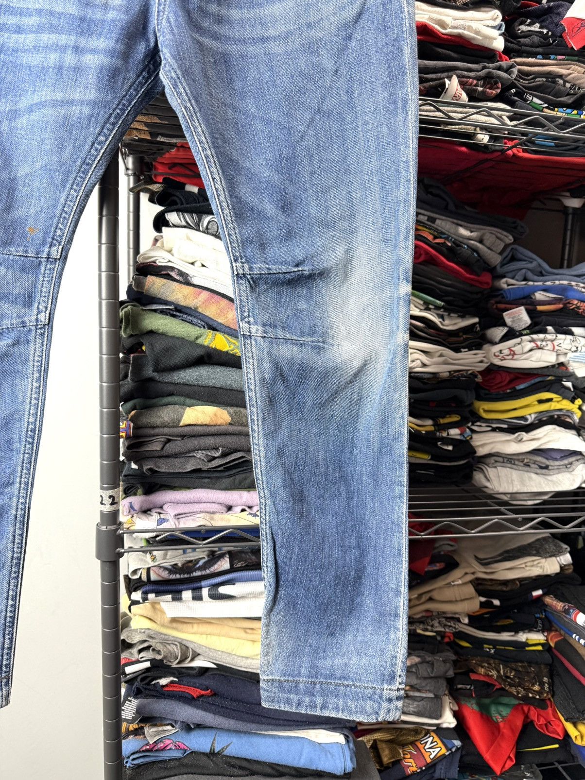 Diesel Vintage Diesel Archive Denim Pants Designer Y2K Affiction Size US 26 / EU 42 - 5 Thumbnail