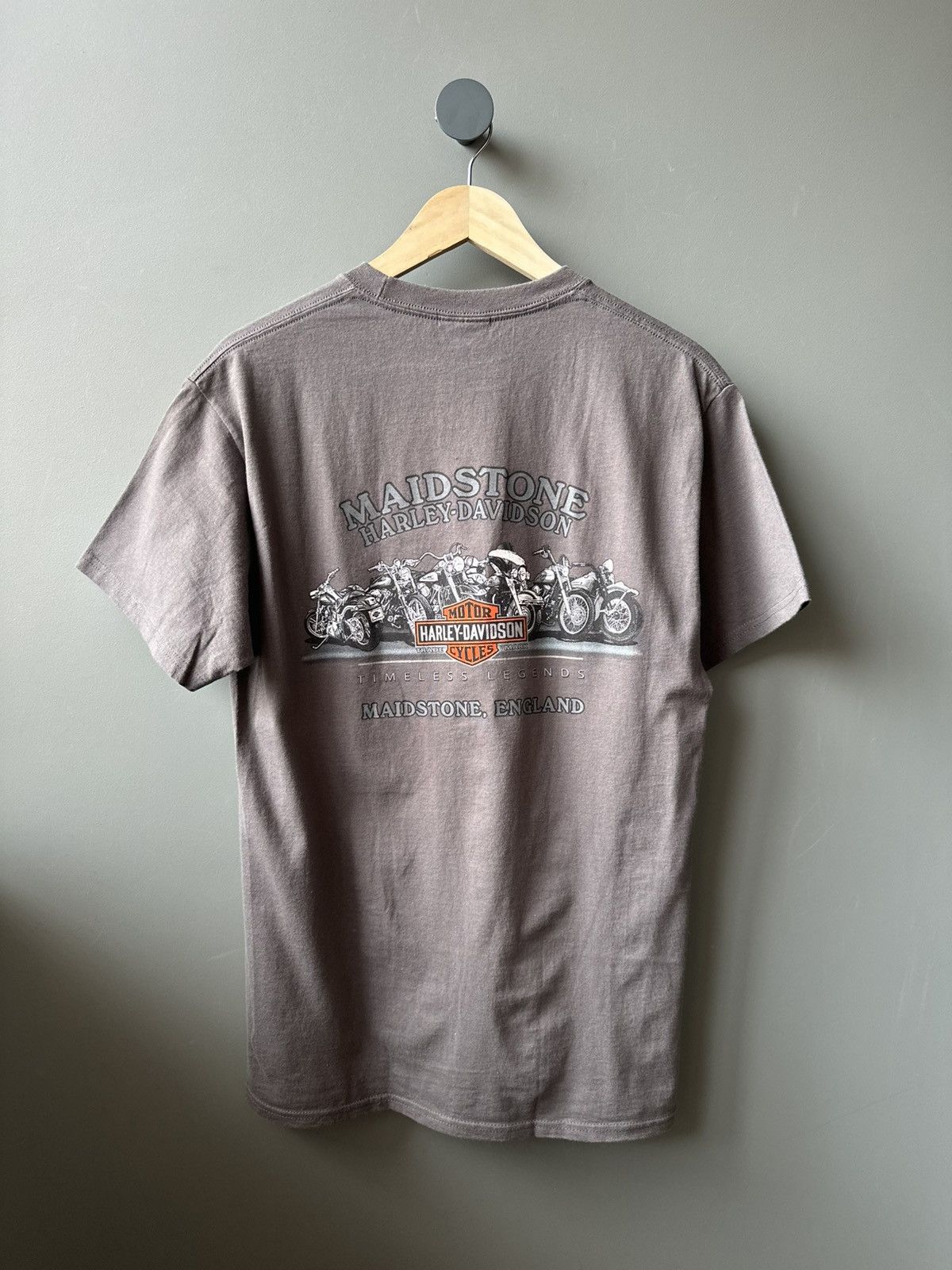 Harley Davidson Harley Davidson Maidstone England Reversible Graphic Tee Size US M / EU 48-50 / 2 - 5 Thumbnail