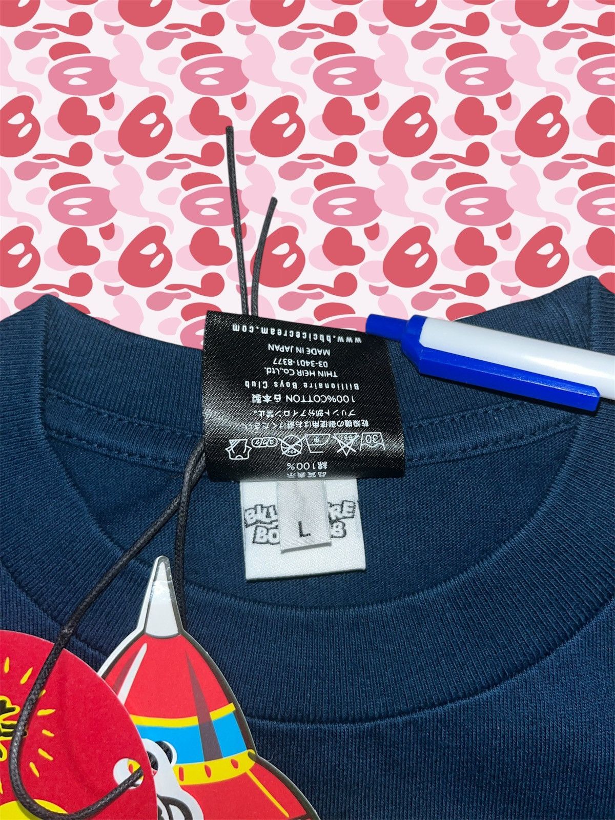 Billionaire Boys Club 2007 Billionaire Boys Club Logo Tee Navy Size US L / EU 52-54 / 3 - 5 Thumbnail