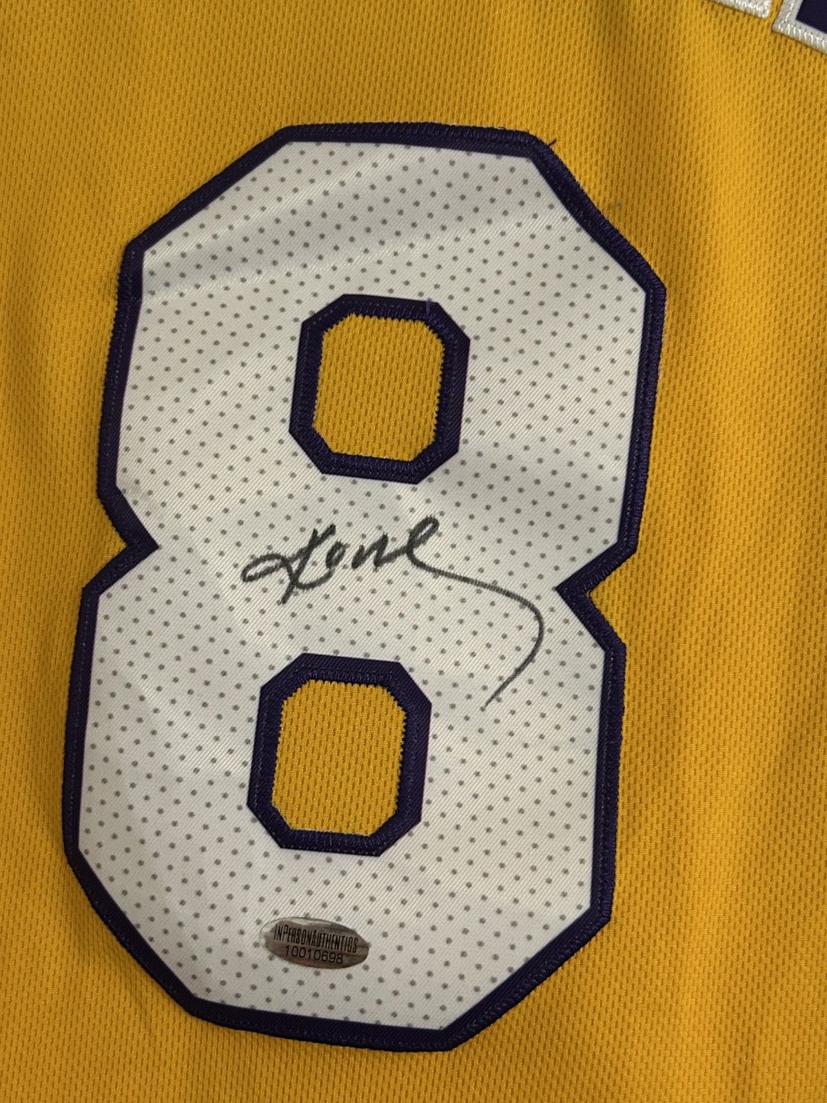 Mitchell & Ness Kobe Bryant Signed Lakers Jersey with COA Hologram Size US XL / EU 56 / 4 - 6 Thumbnail