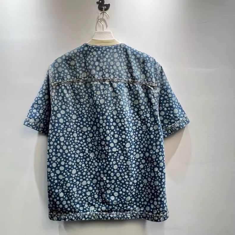 Louis Vuitton Louis Vuitton Polka Dot Short Sleeve Shirt-yf Size US XL / EU 56 / 4 - 2 Thumbnail