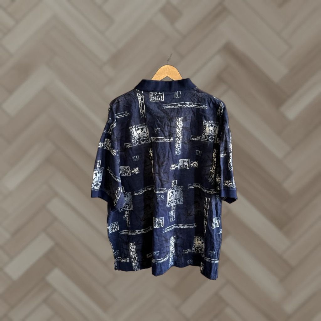 Big Dogs VINTAGE Big Dogs Polo Shirt Mens Short Sleeve Blue Hawaiian Pattern 2X Size Size US XXL / EU 58 / 5 - 1 Thumbnail