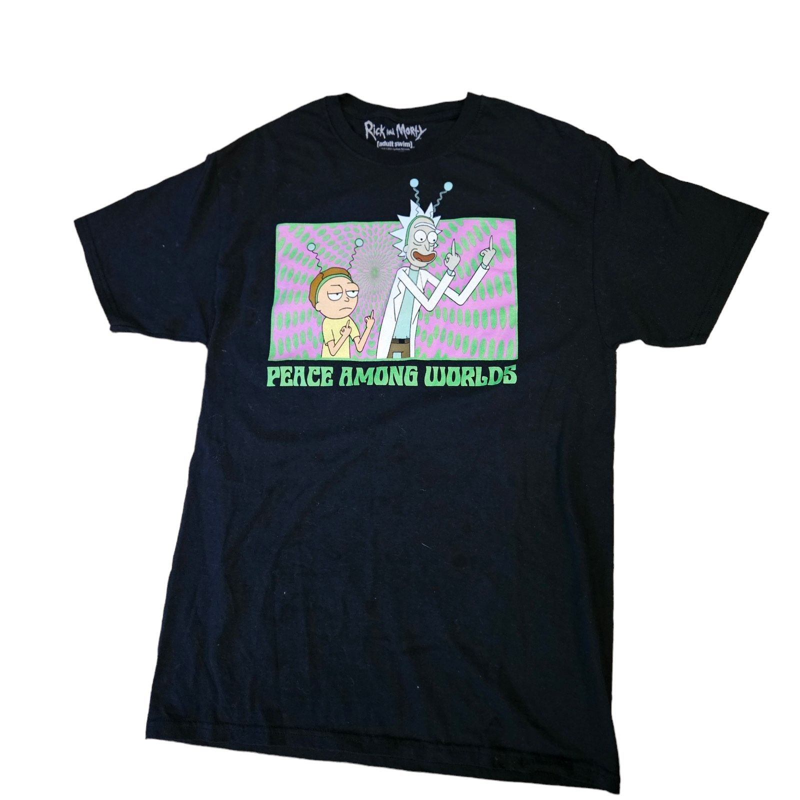 Dee And Ricky Rick-and-Morty Adult Swim Ripple Junction T-Shirt Black M Size US M / EU 48-50 / 2 - 1 Thumbnail