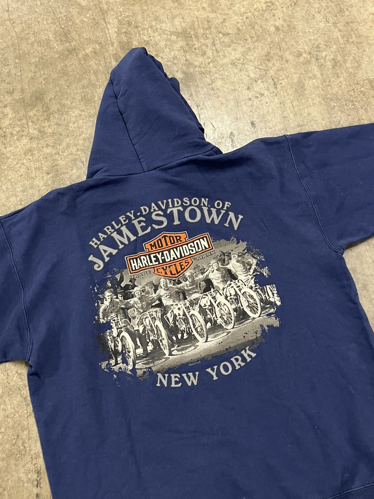 Harley Davidson Harley Davidson vintage y2k skull grunge hoodie skater hype Size US M / EU 48-50 / 2 - 8 Thumbnail