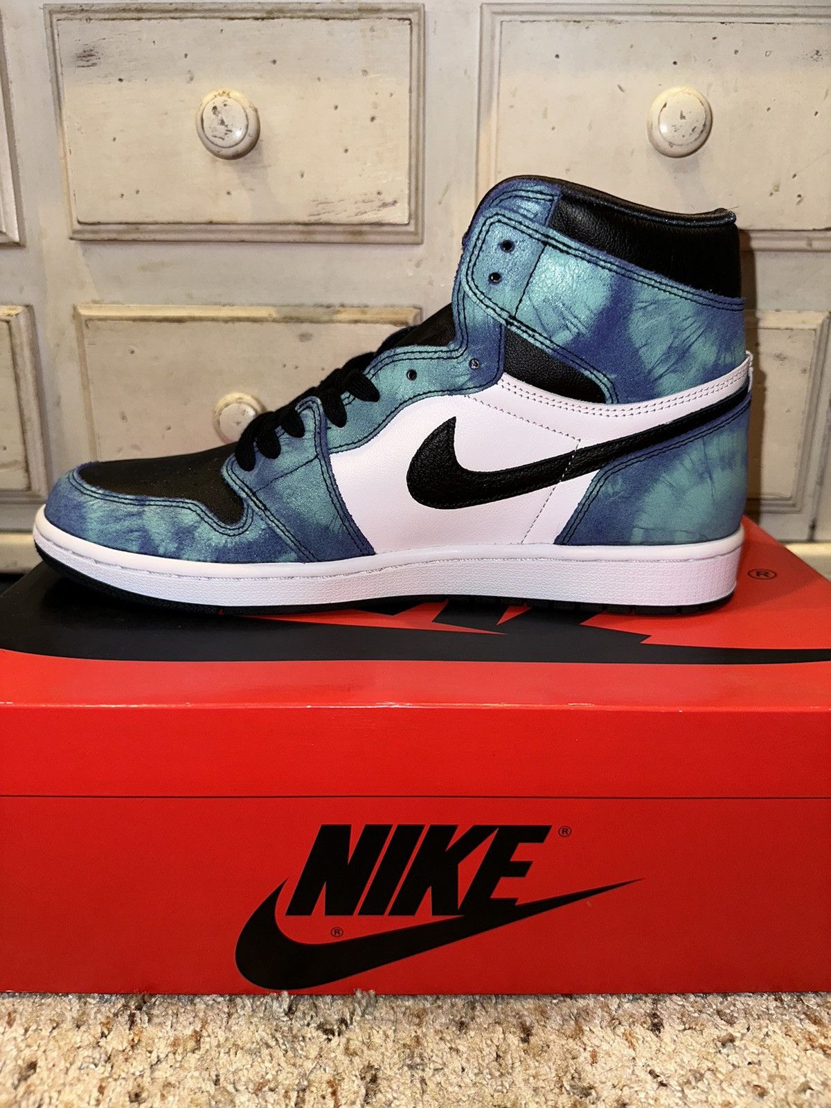 Jordan Brand × Nike Jordan 1 Retro High Tie Dye (Men’s size 10.5) Size US 12 / IT 42 - 8 Thumbnail