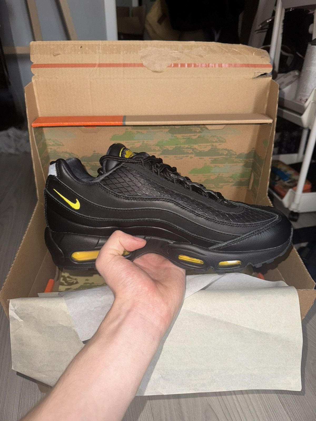 Corteiz × Nike CORTEIZ X NIKE AIR MAX 95 HONEY BLACKS Size US 10.5 / EU 43-44 - 1 Thumbnail