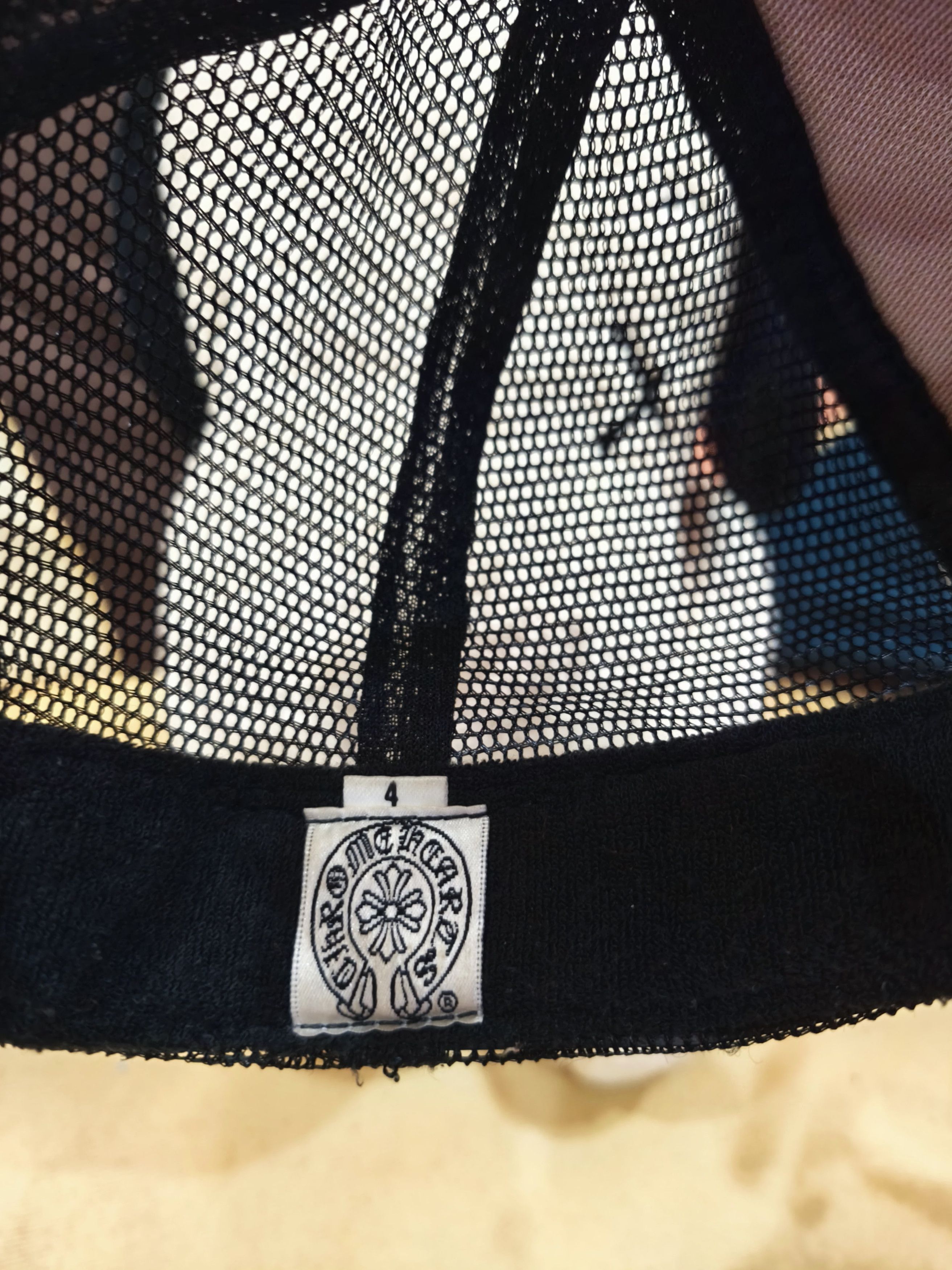 Chrome Hearts Vintage Chrome Hearts FUCK Trucker Cap Leather Patch Size ONE SIZE - 9 Thumbnail