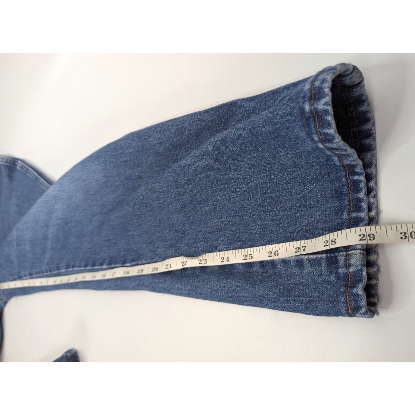Wrangler VINTAGE Wrangler 936GBK Men's Jeans 36x30 Slim 100% Cotton Denim Blue Cowboy Western Slim Fit Size US 36 / EU 52 - 7 Thumbnail