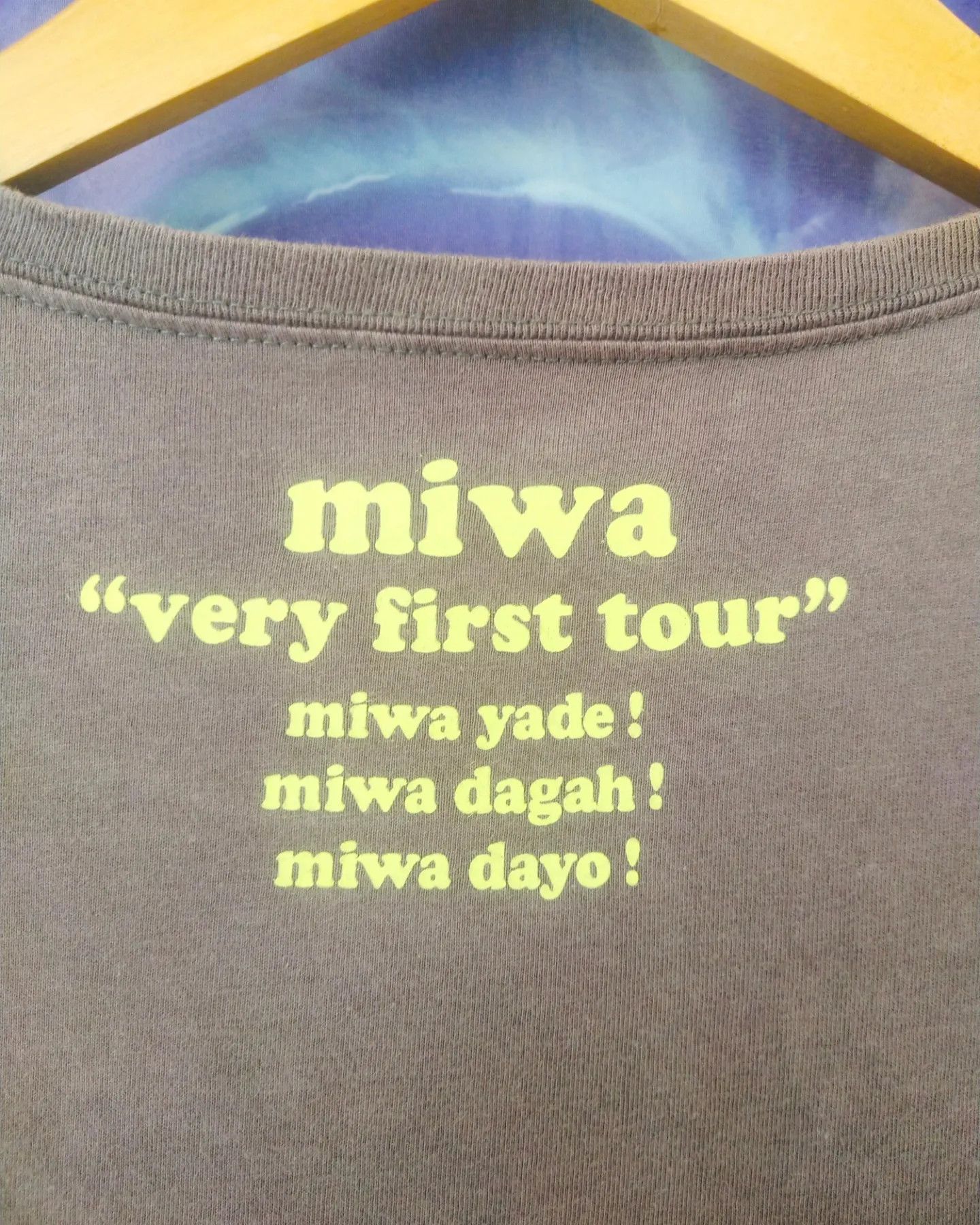 Band Tees Miwa Very First Tour Idol Singer Tee Japan Size US M / EU 48-50 / 2 - 4 Thumbnail