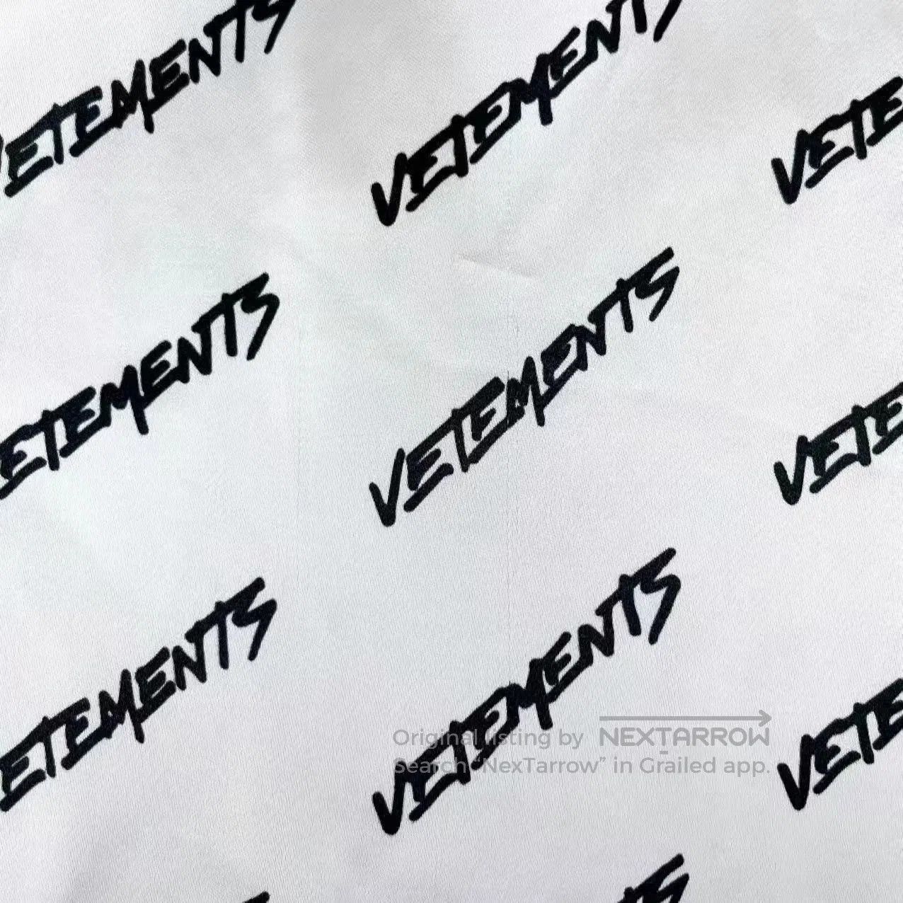 Vetements vetements white short. Size US M / EU 48-50 / 2 - 5 Thumbnail