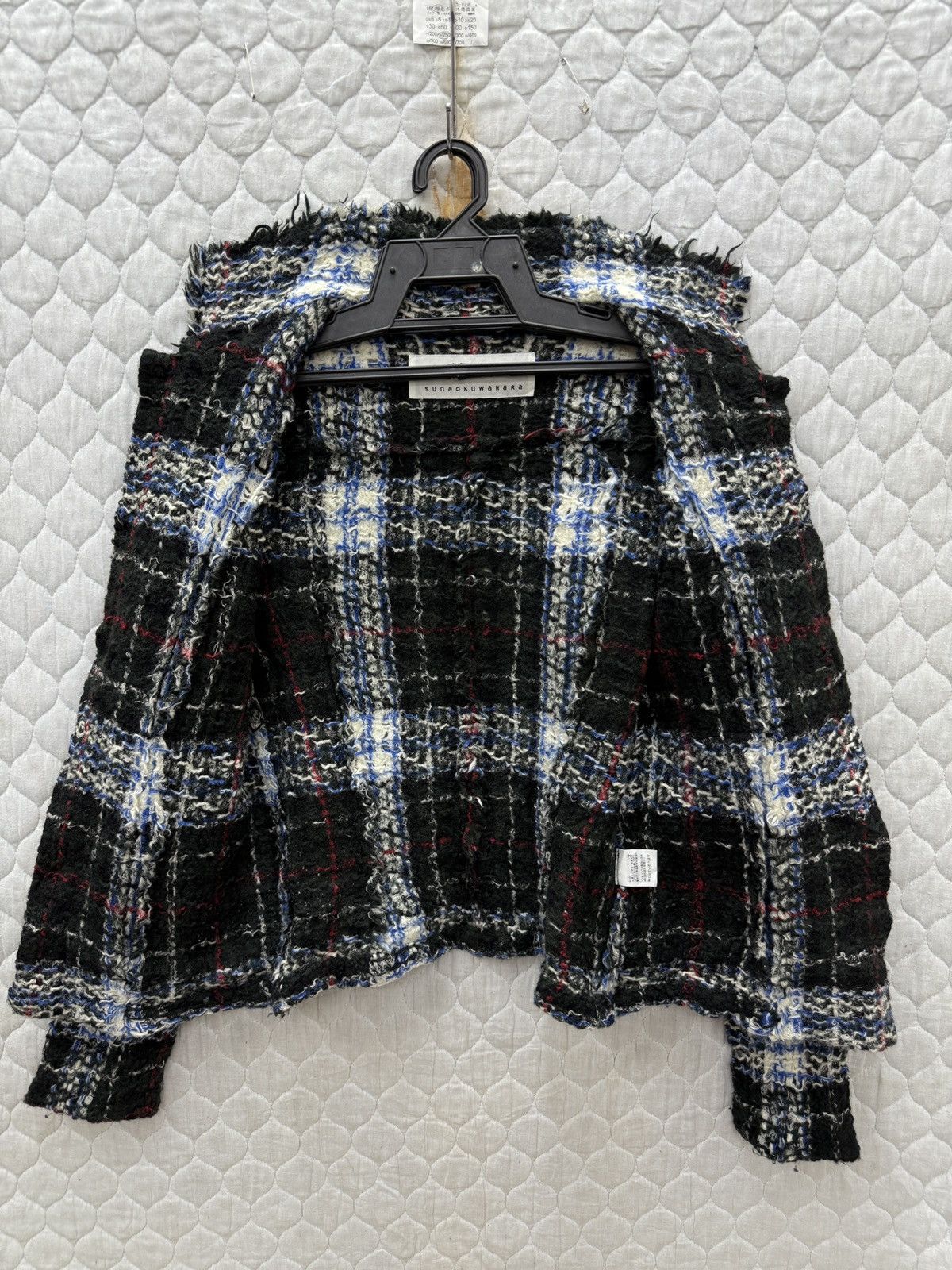 Issey Miyake 🔥🔥🔥ARCHIVE ISSEY MIYAKE SUNAO KUWAHARA TWEED KNIT JACKET Size S / US 4 / IT 40 - 12 Thumbnail