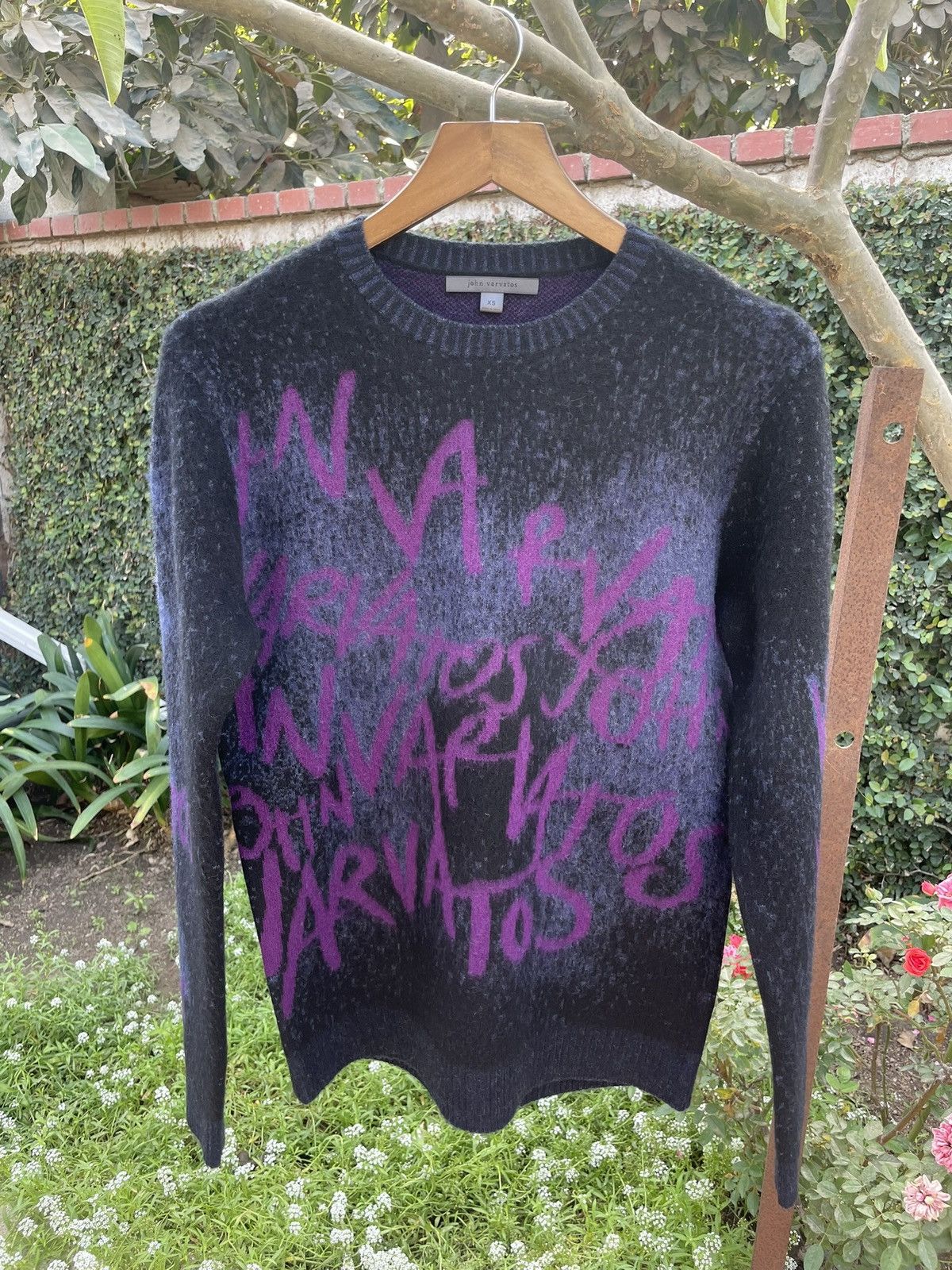 John Varvatos John Varvatos Wool Cashmere Crewneck Sweater XS Black Size US XS / EU 42 / 0 - 1 Thumbnail