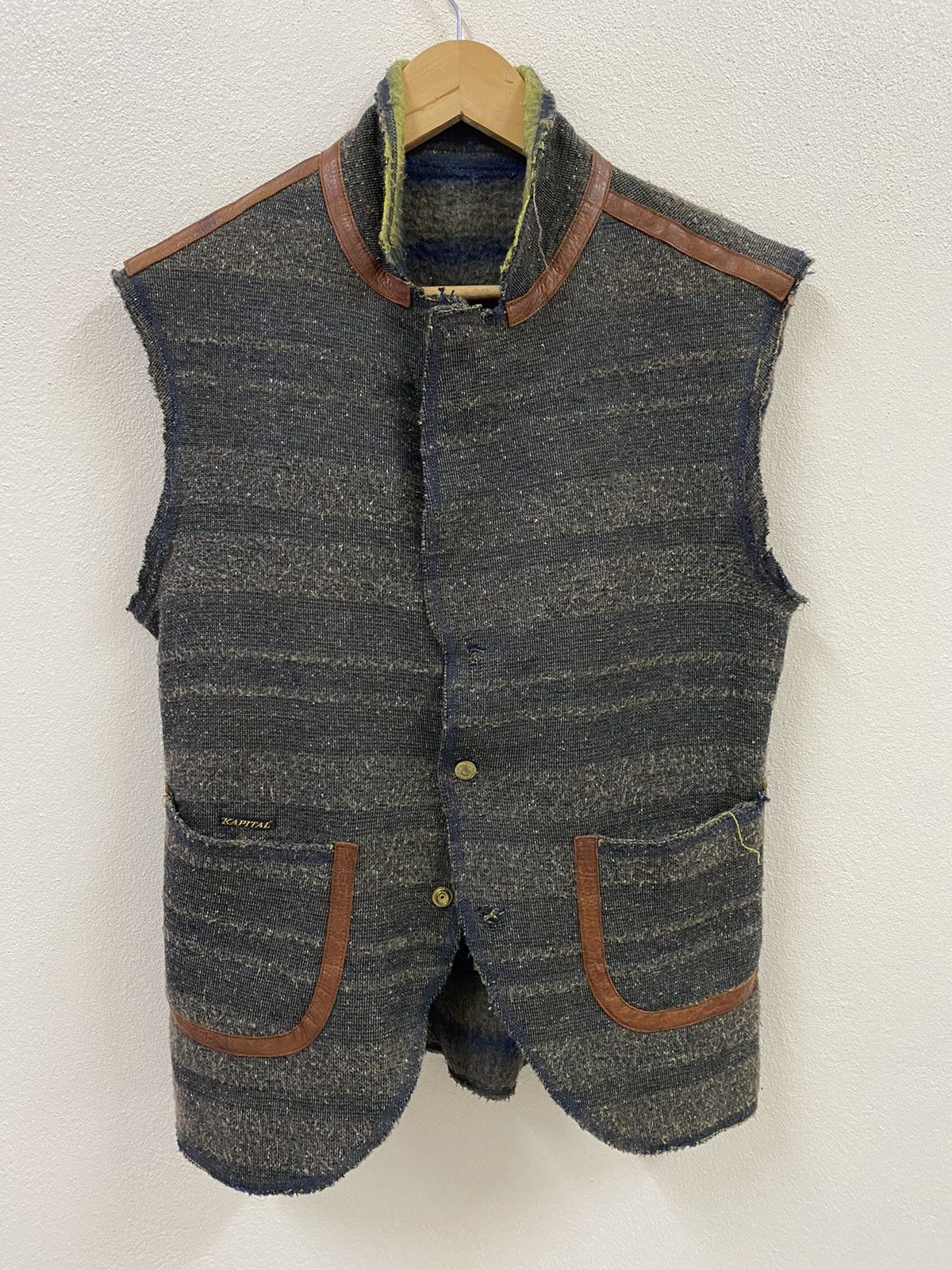 Kapital Vtg Kapital Vest Mohair Size US L / EU 52-54 / 3 - 1 Thumbnail