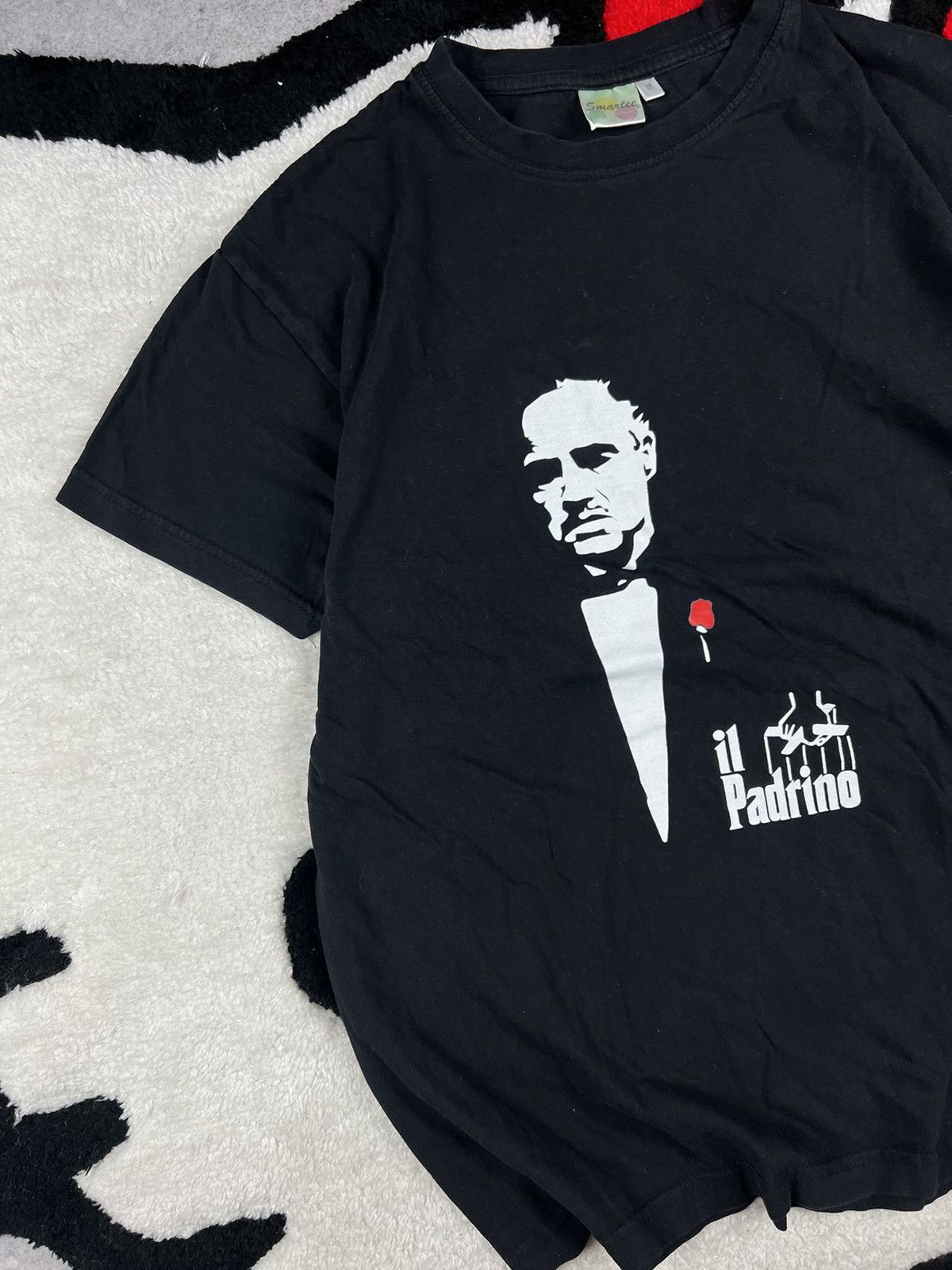 Vintage Vintage The Godfather IL Padroni Movie Mafia Y2K Tee Shirt Size US M / EU 48-50 / 2 - 2 Thumbnail