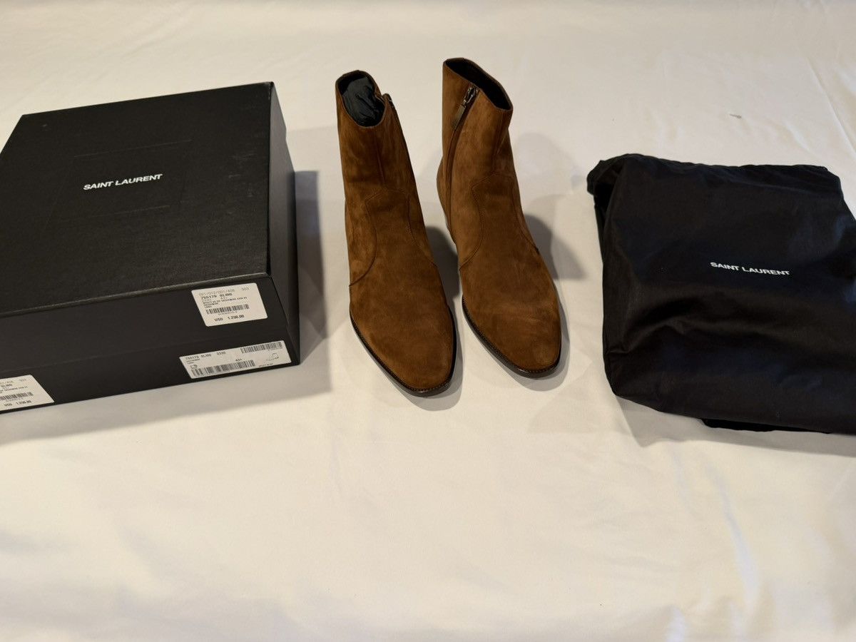 Saint Laurent Paris Saint laurent mens suede boots 43.5/10.5. $1250 Size US 10.5 / EU 43-44 - 2 Thumbnail