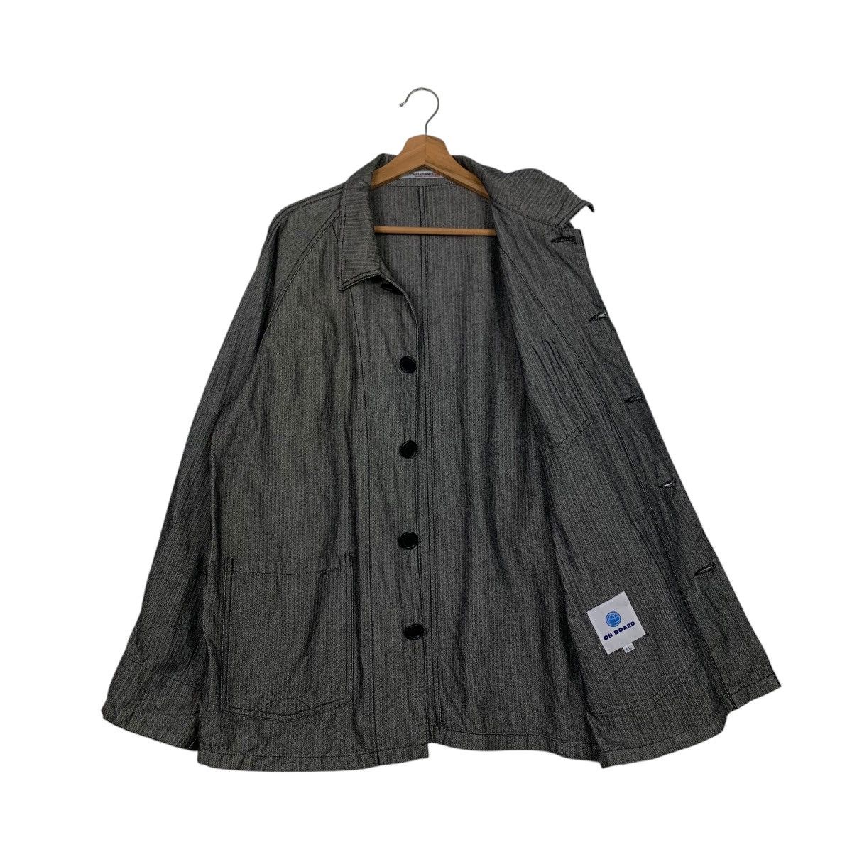 Japanese Brand ON BOARD Street Equipment Denim Devision Jacket #2650-C119 Size US L / EU 52-54 / 3 - 9 Thumbnail