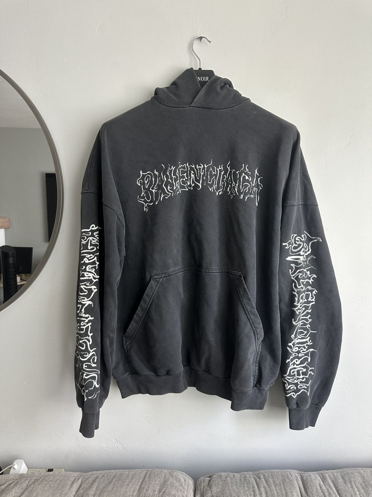 Balenciaga Balenciaga diy metal outline hoodie | Grailed