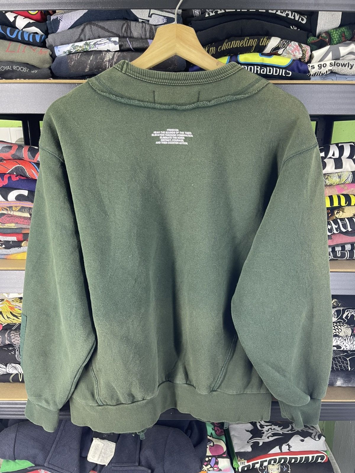 GU × Undercover GU x Undercover Dark Green Design Sweatshirt Size US M / EU 48-50 / 2 - 11 Thumbnail