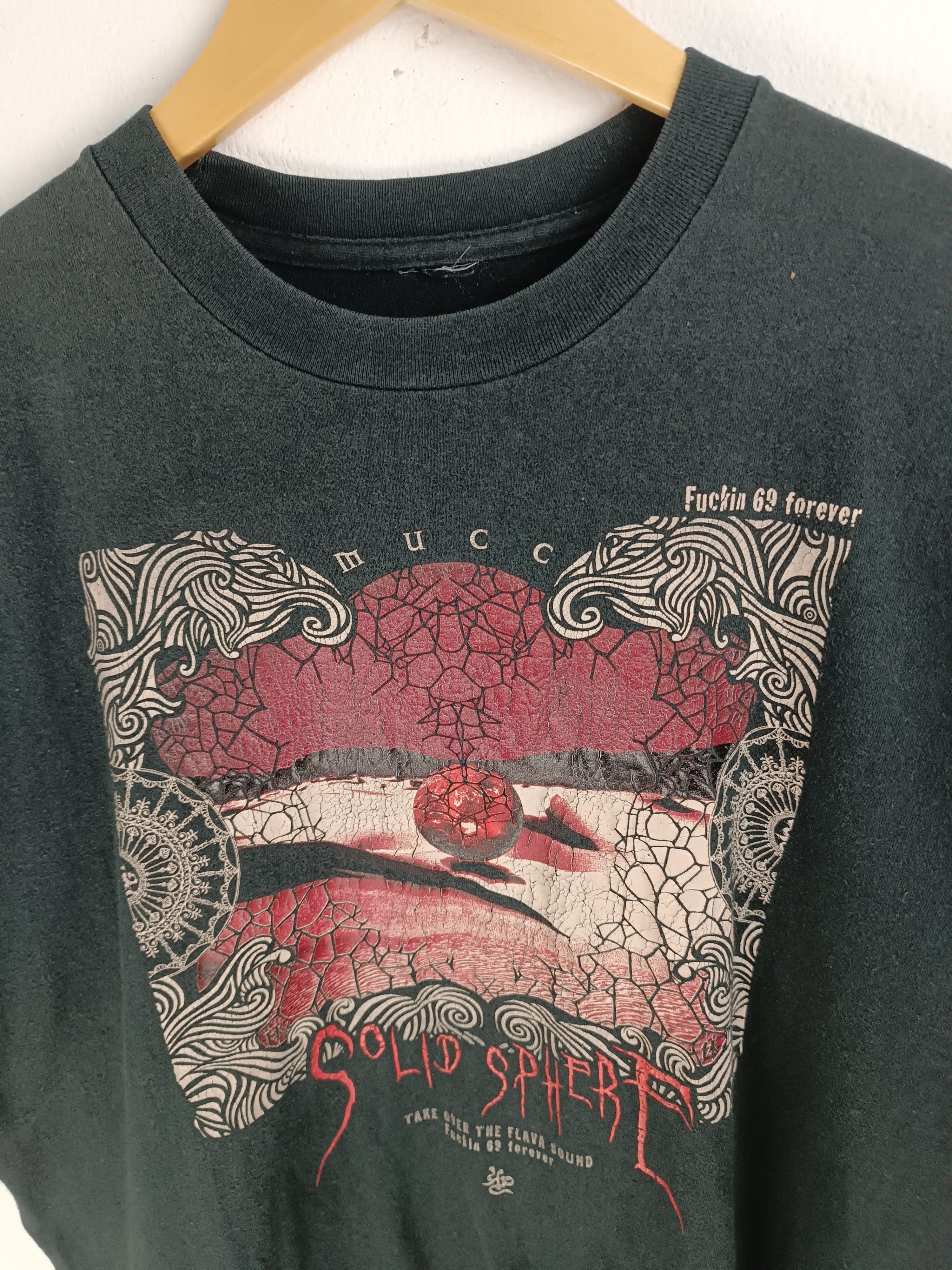 Band Tees VINTAGE MUCC SOLID SPHERE FUCKIN 69 FOREVER METAL PUNKGRUNGE Size US L / EU 52-54 / 3 - 9 Thumbnail