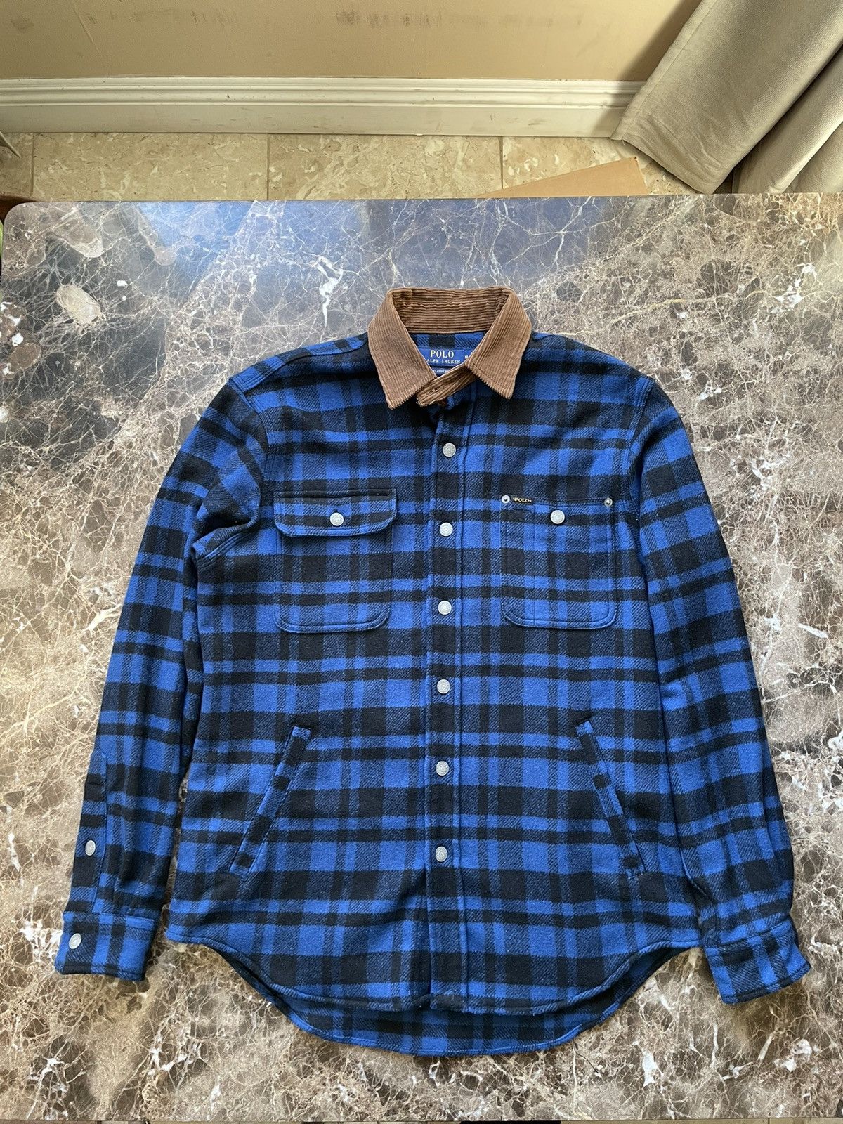 Image of Polo Ralph Lauren Ralph Laurent Vintage Jacket in Blue, Men's (Size Medium)